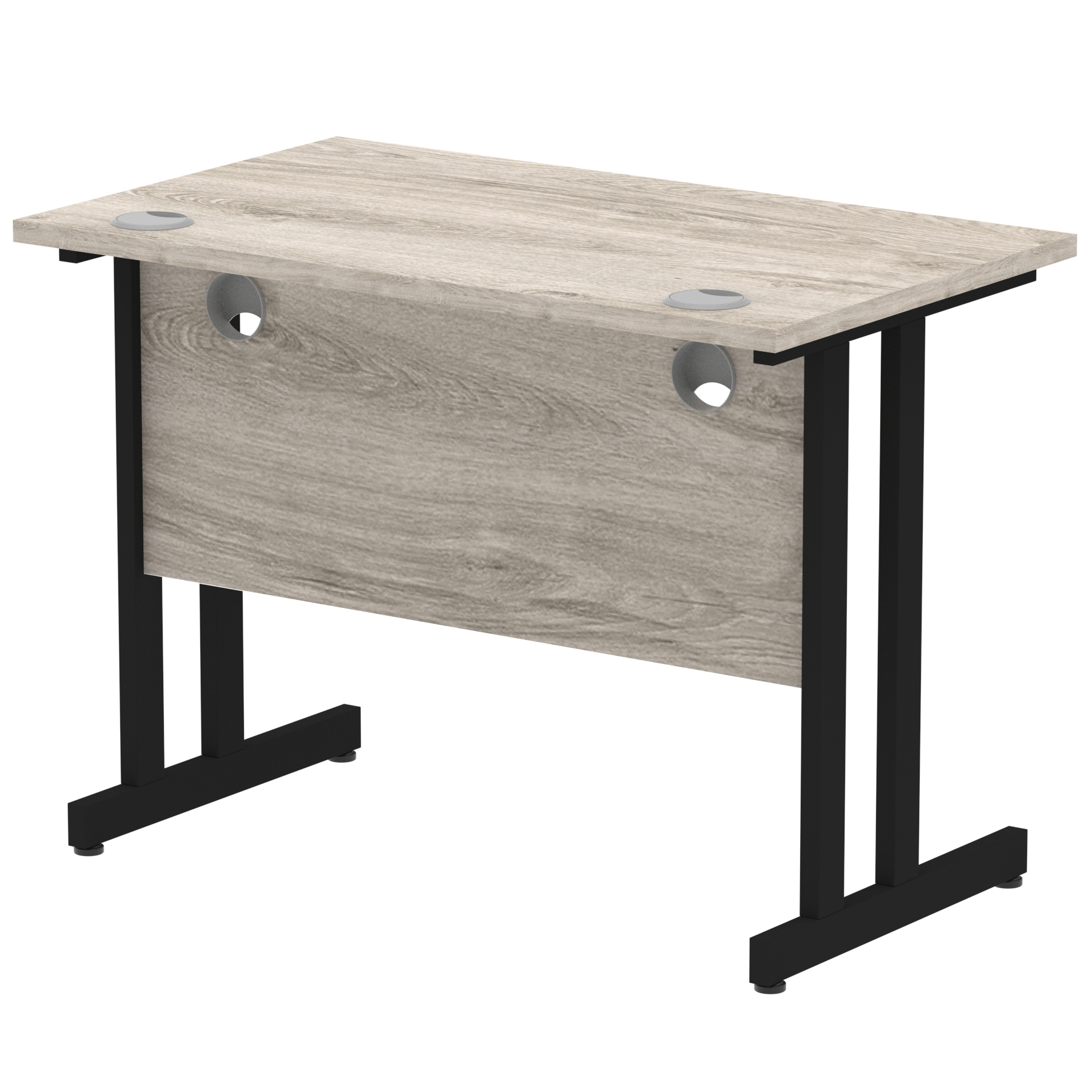 Grey Oak / Black Frame