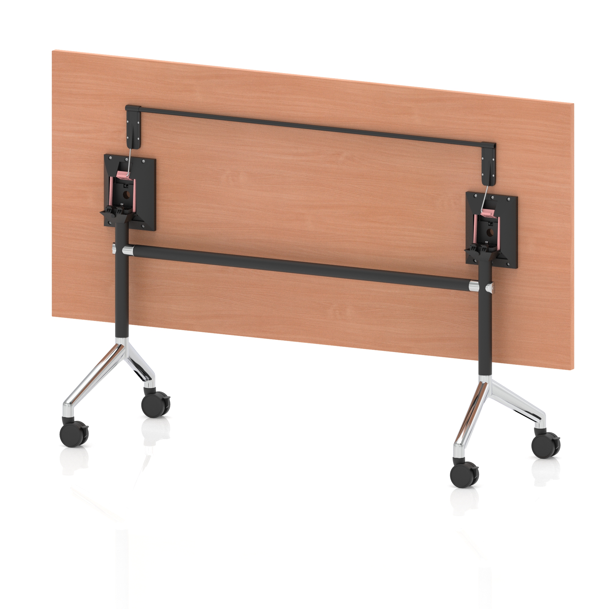 Beech / Silver Frame