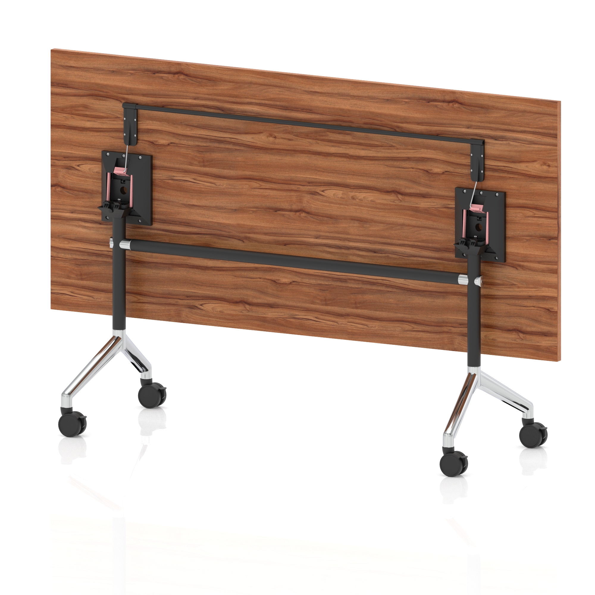 Walnut / Silver Frame