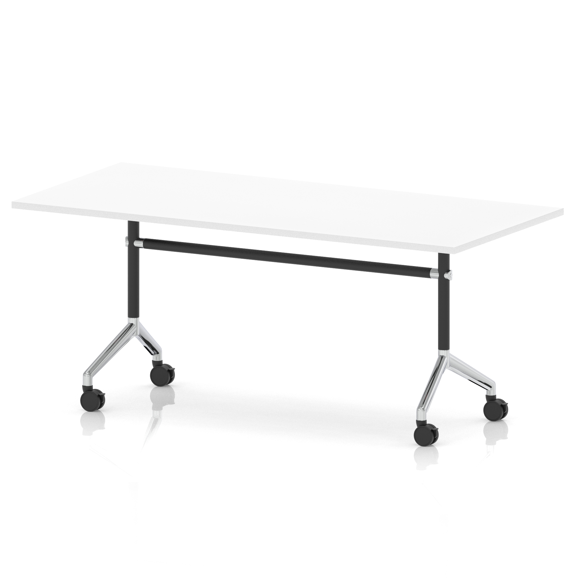 White / Silver Frame
