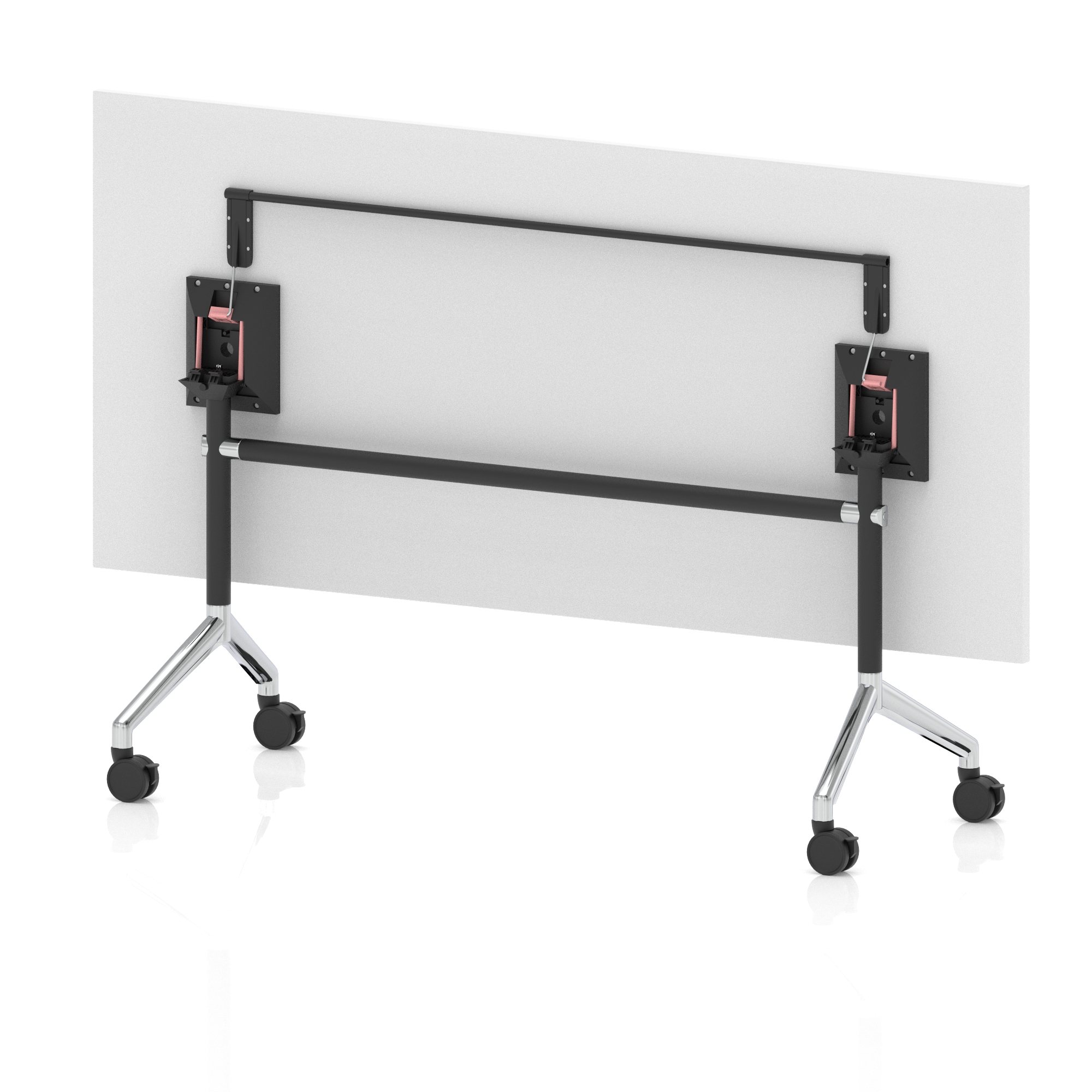White / Silver Frame