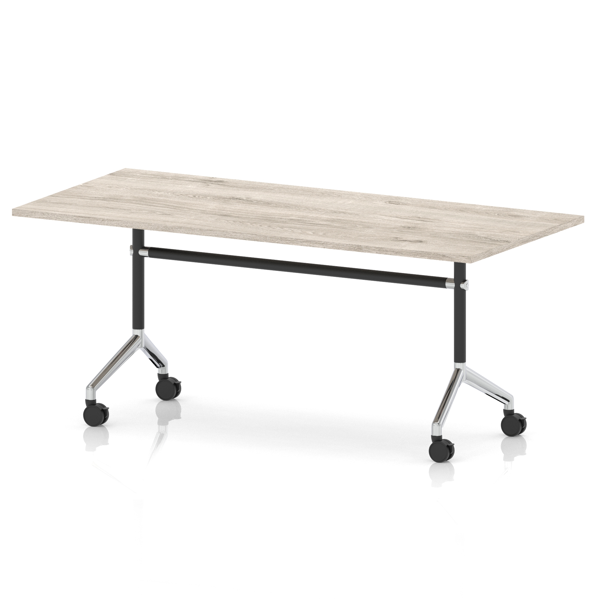 Grey Oak / Silver Frame