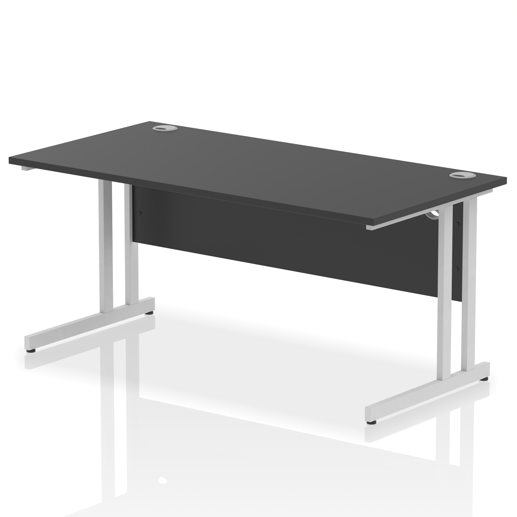 Black / Silver Frame