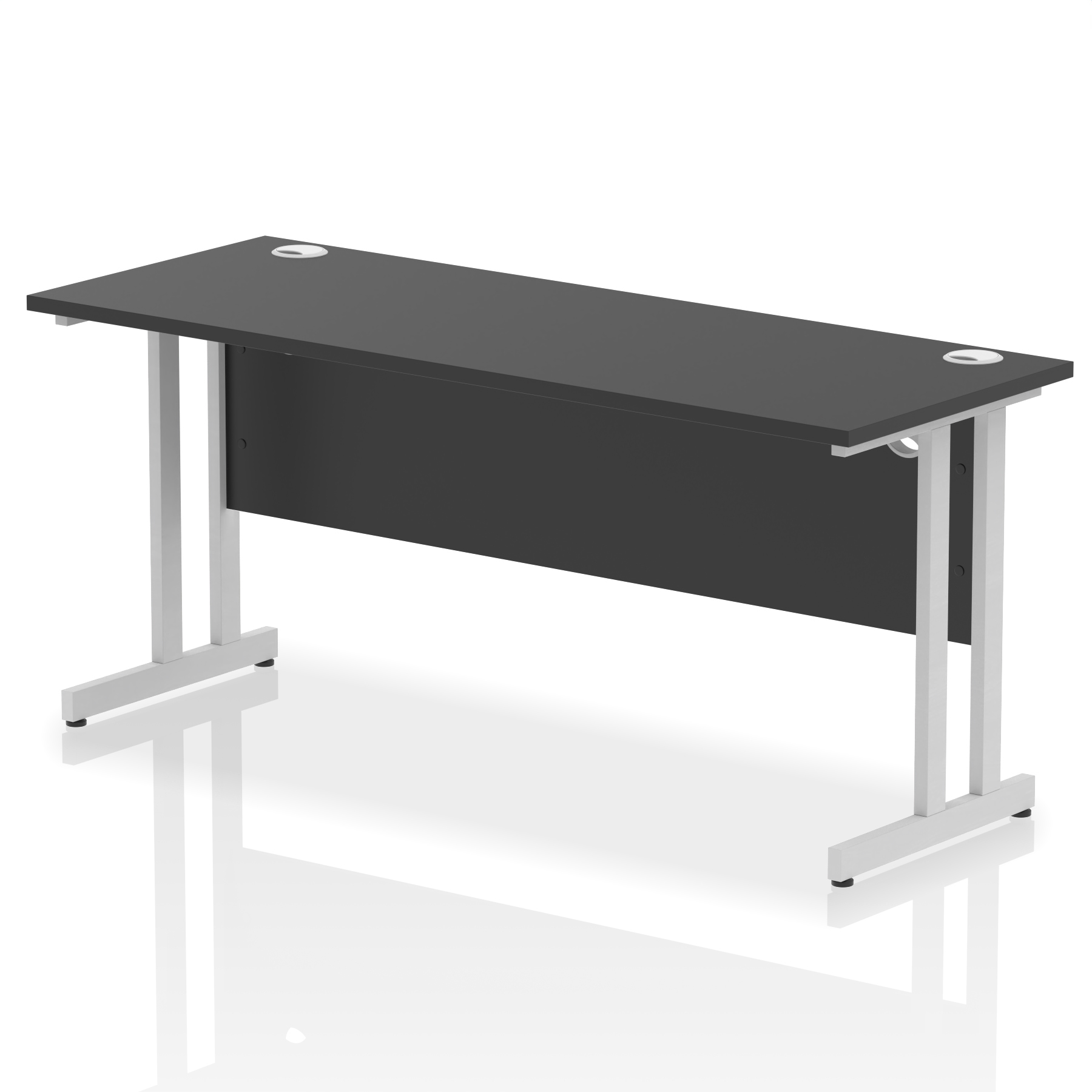 Black / Silver Frame