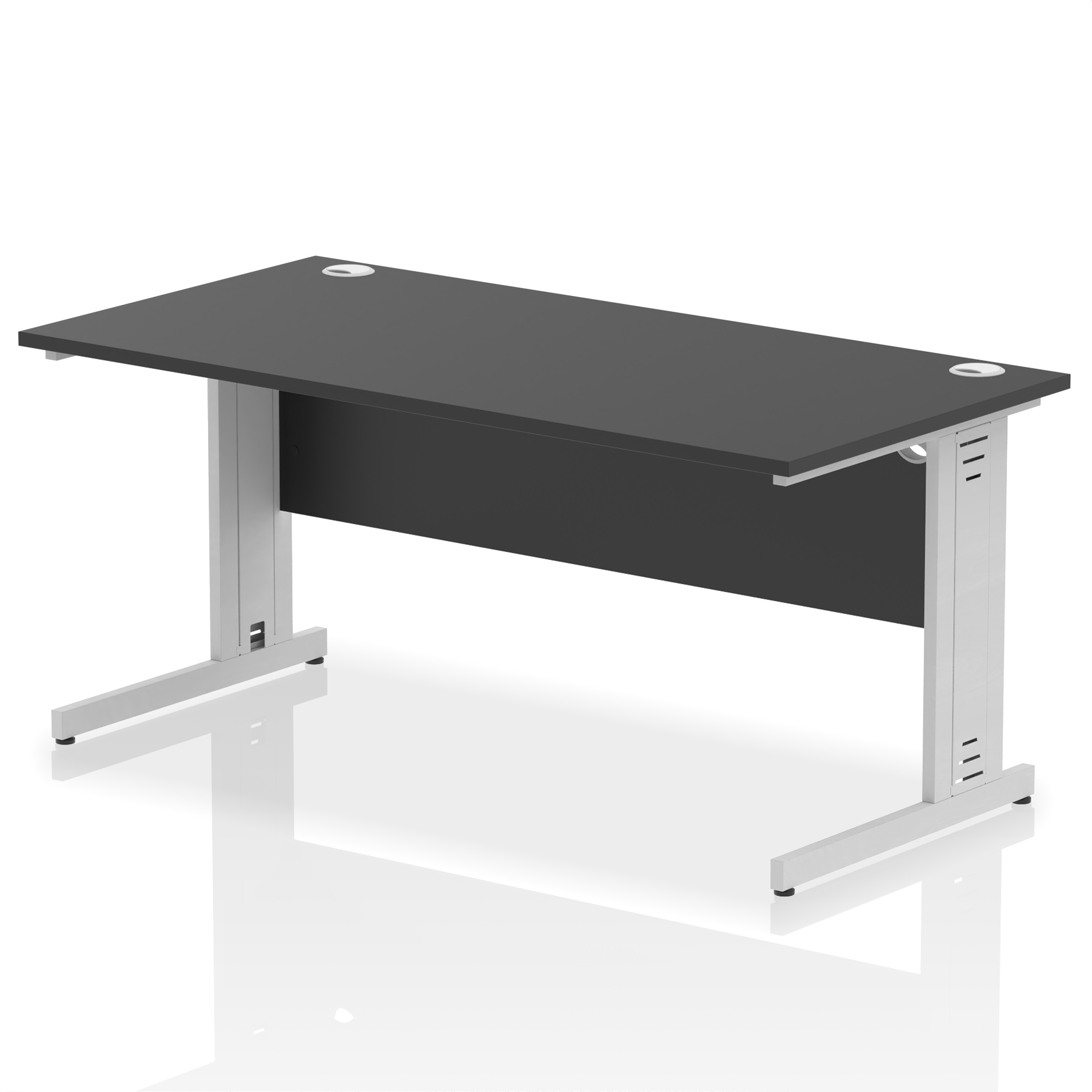 Black / Silver Frame