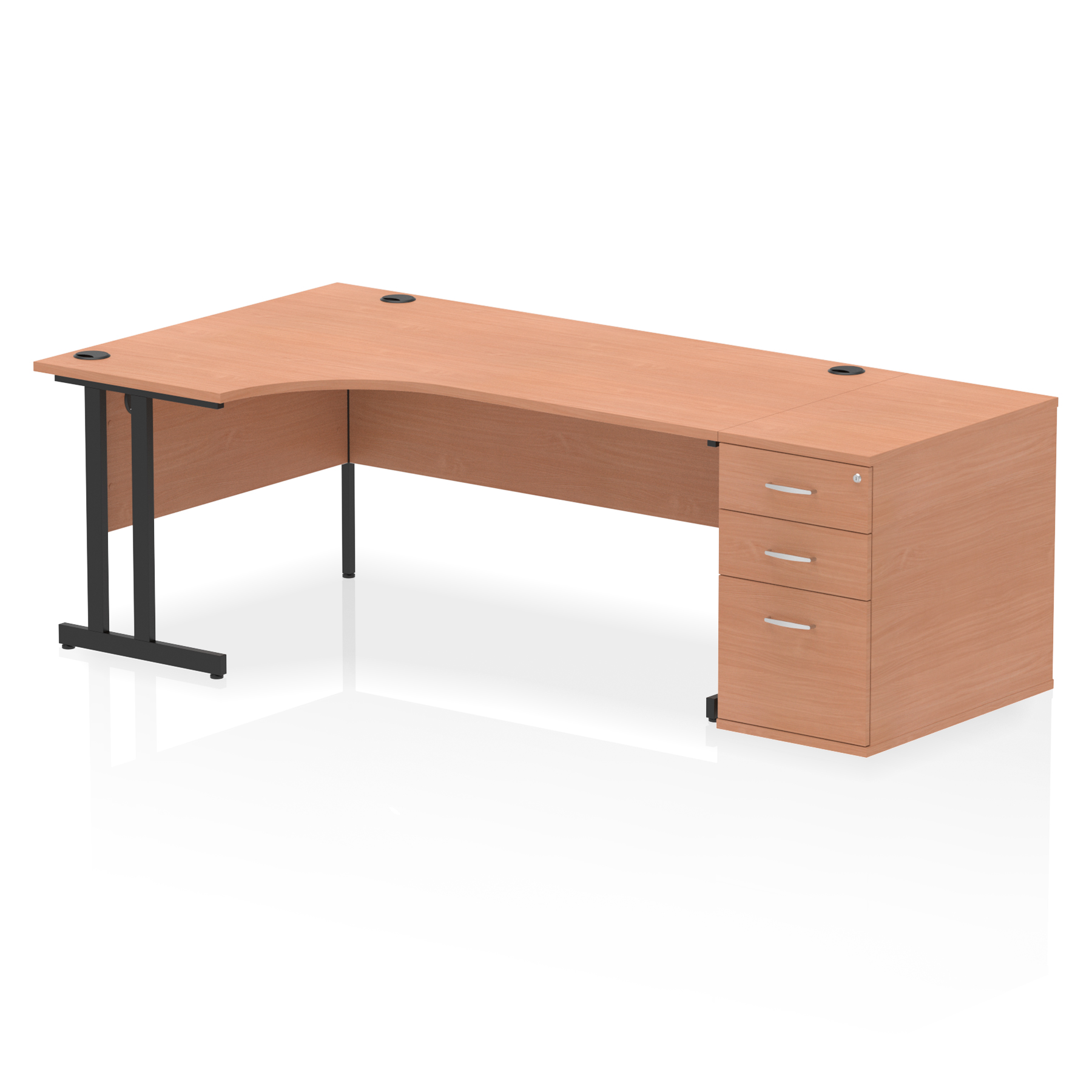 Beech / Black Frame