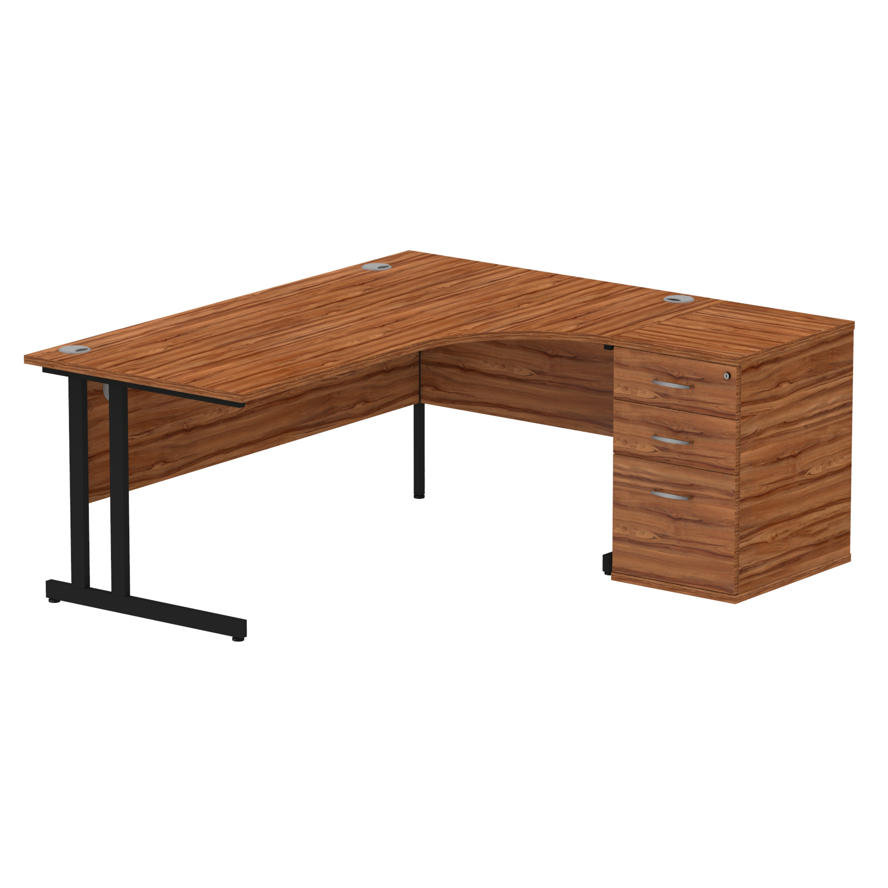 Walnut / Black Frame