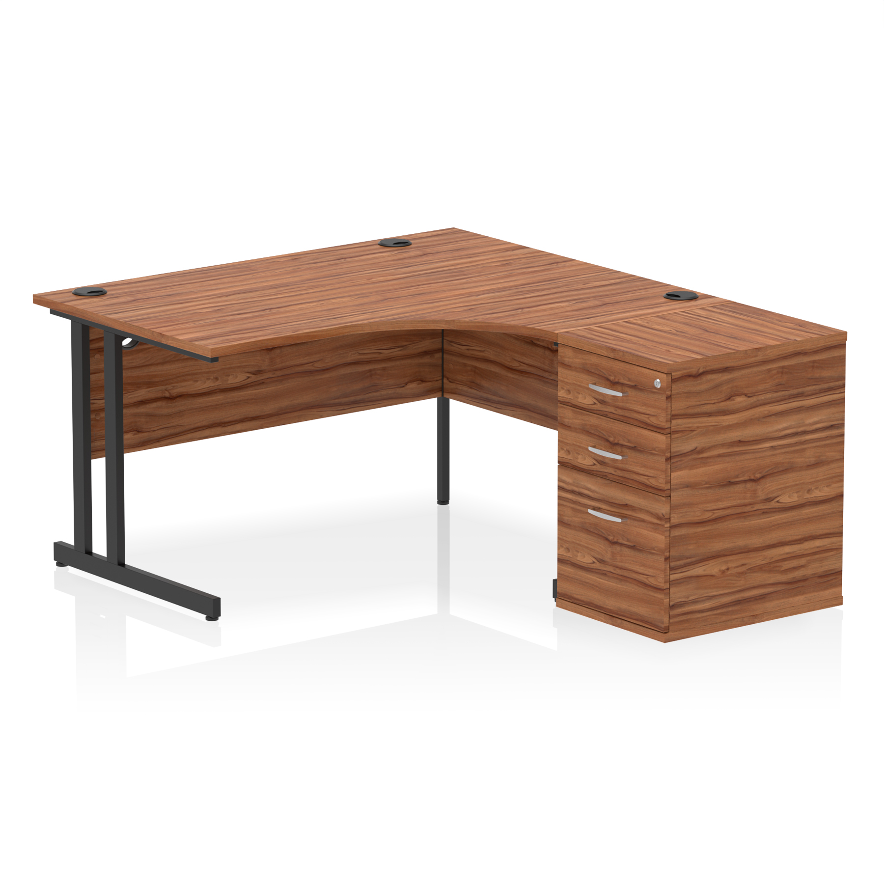 Walnut / Black Frame