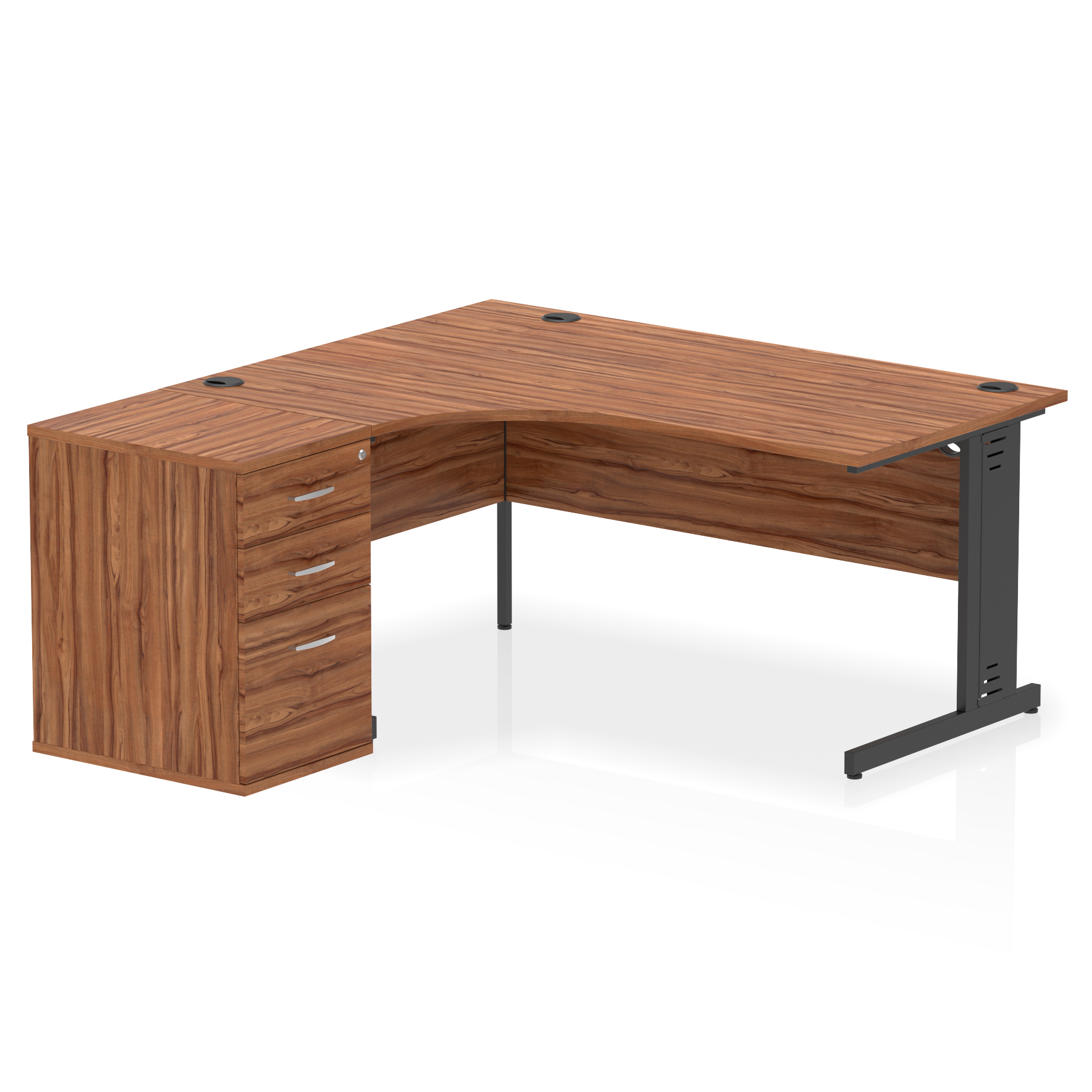 Walnut / Black Frame