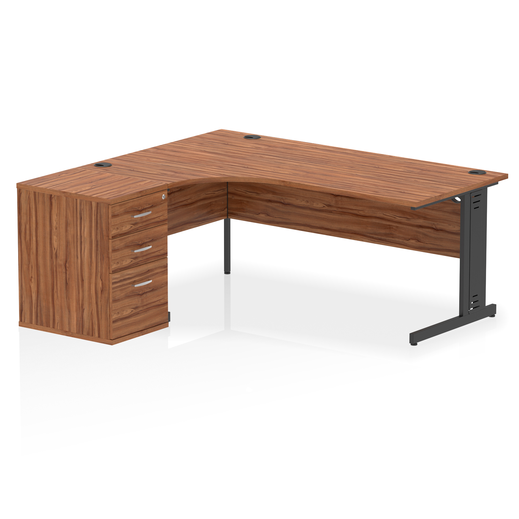 Walnut / Black Frame