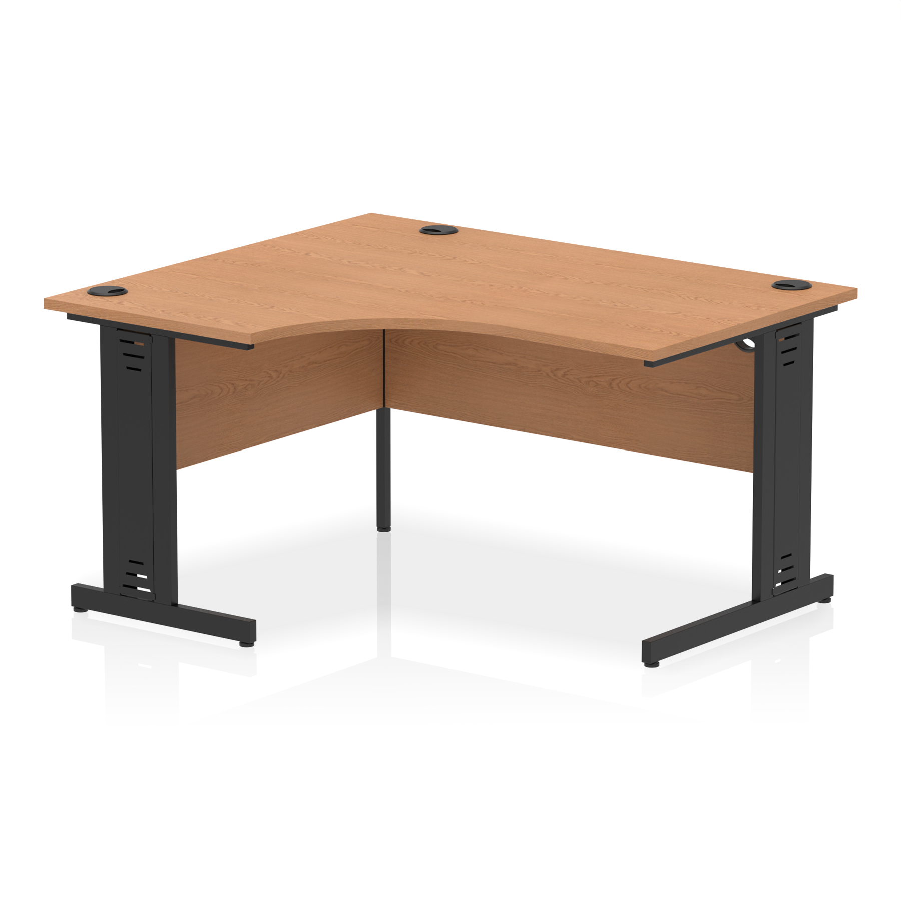 Oak / Black Frame