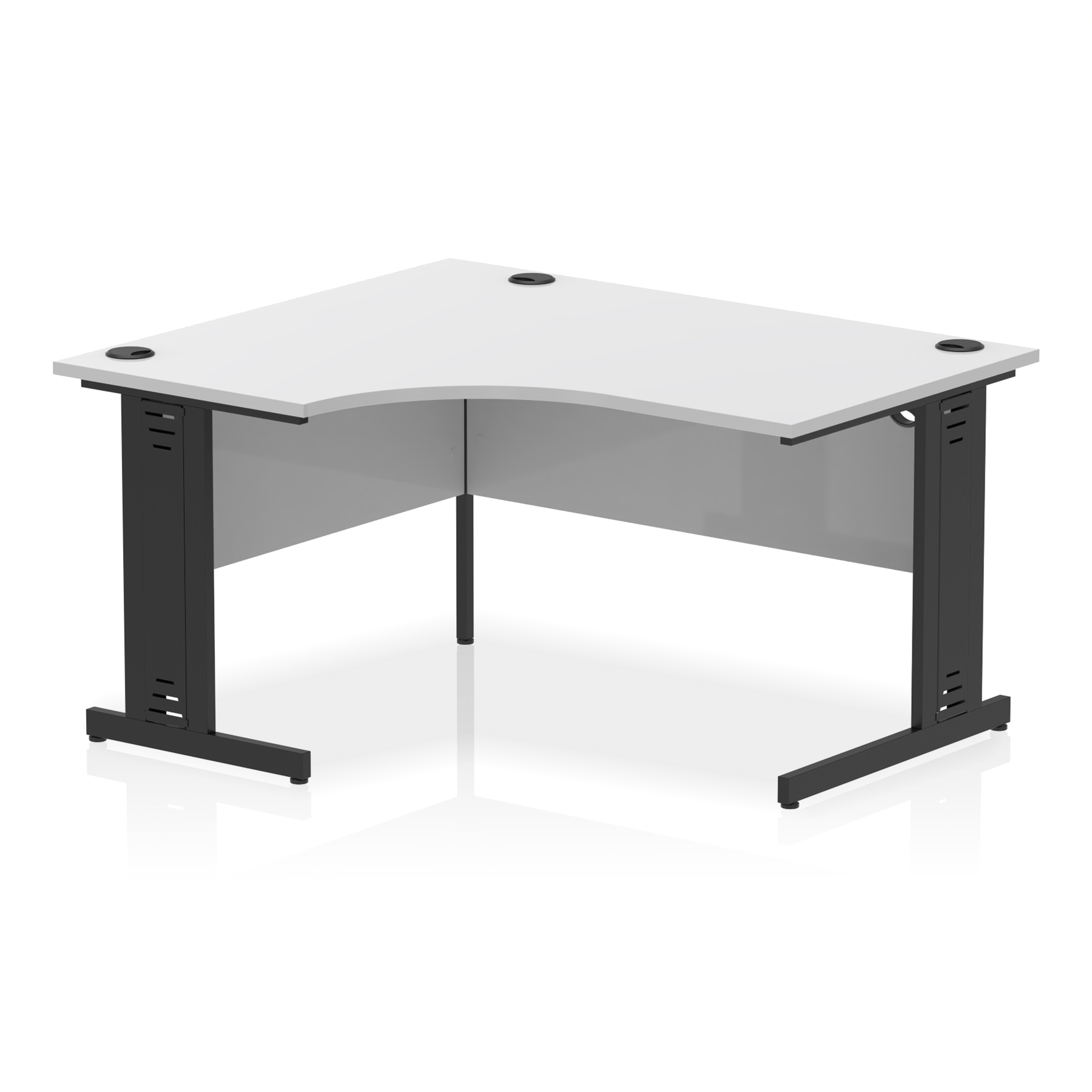White / Black Frame