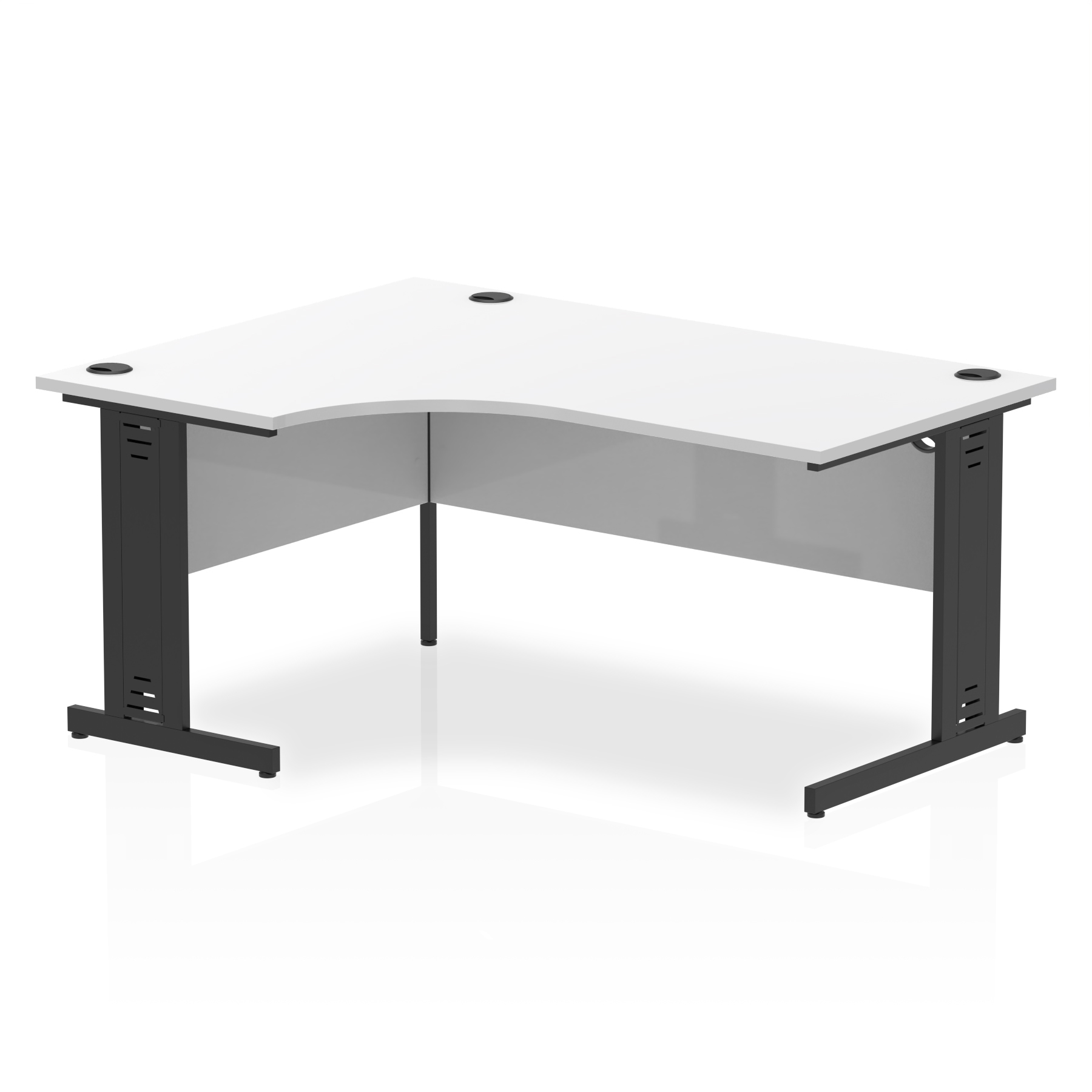 White / Black Frame