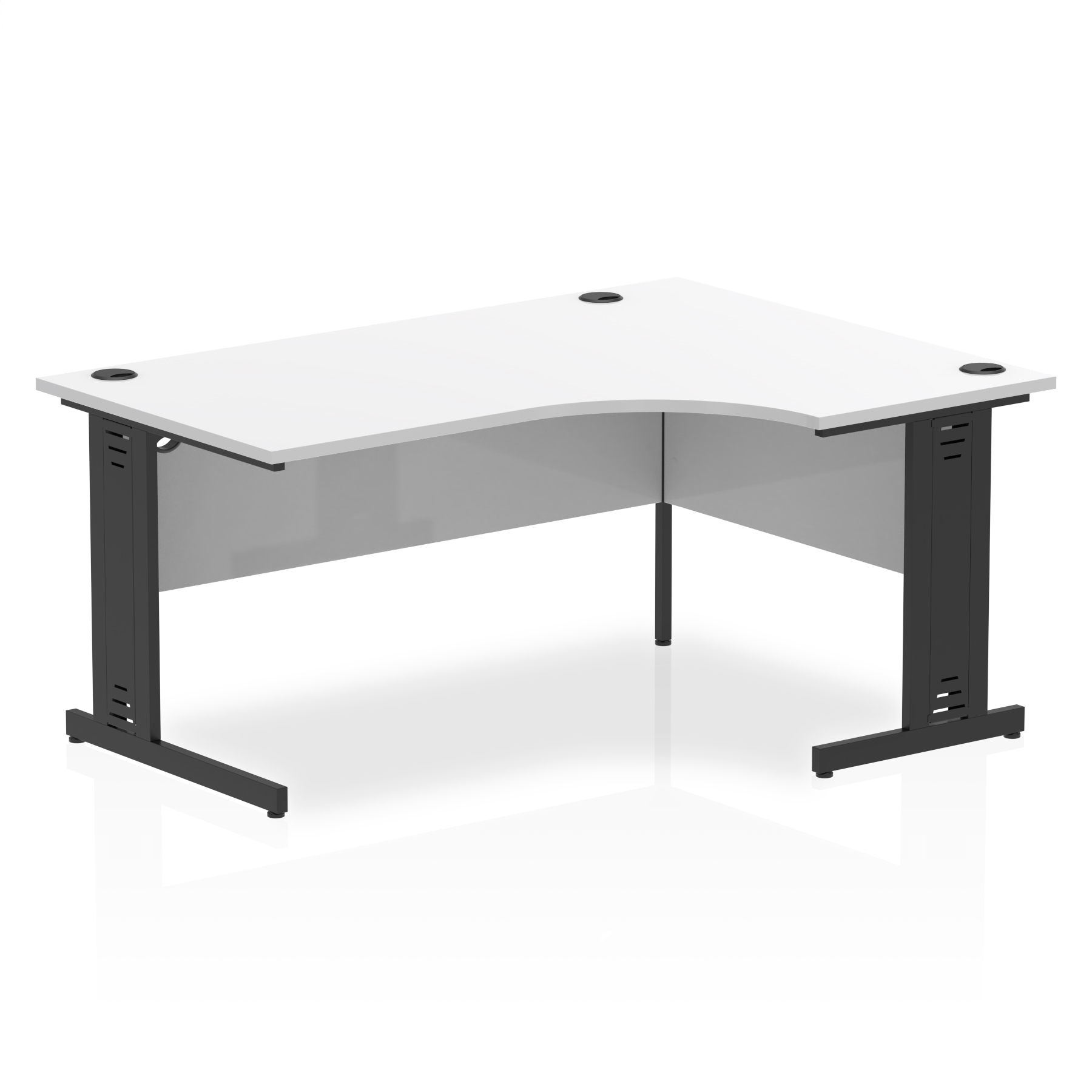 White / Black Frame