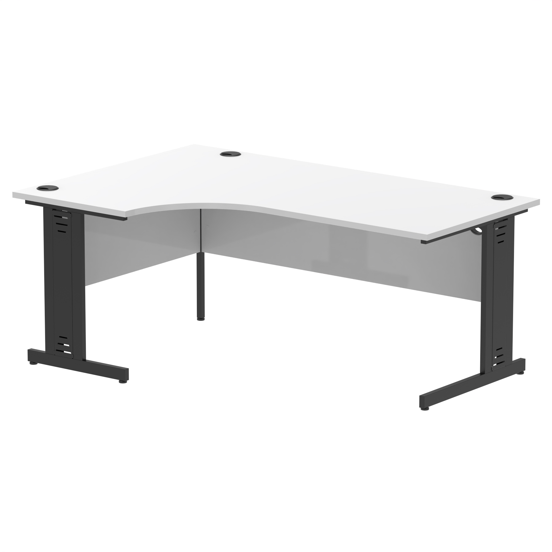 White / Black Frame