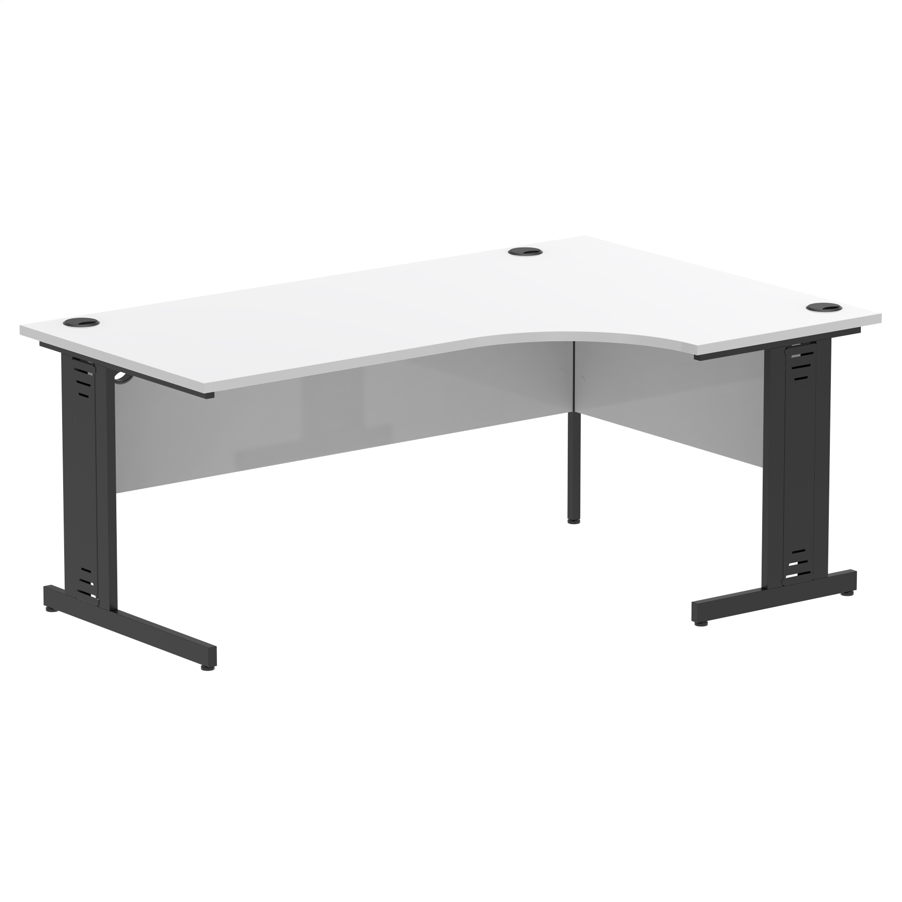 White / Black Frame