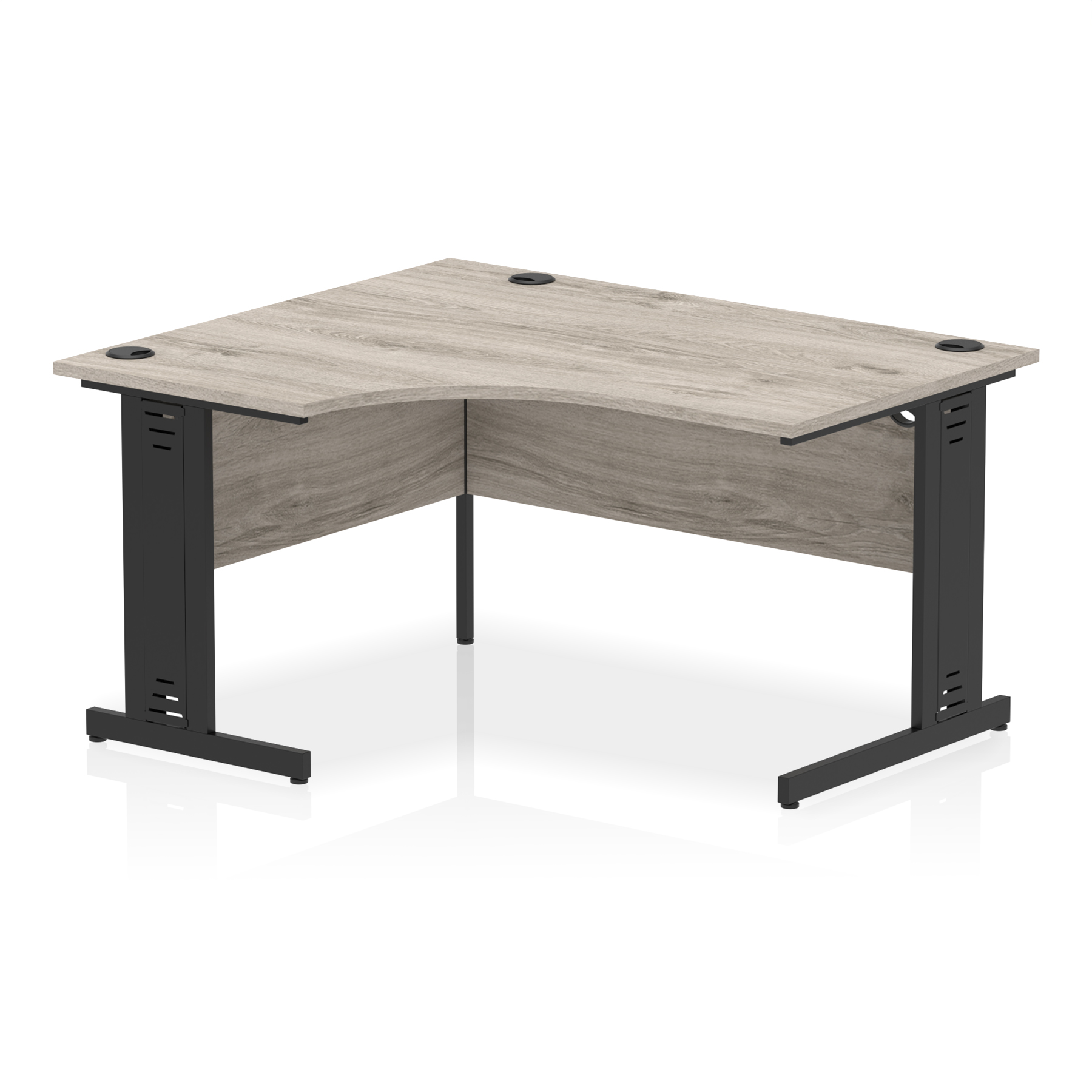 Grey Oak / Black Frame