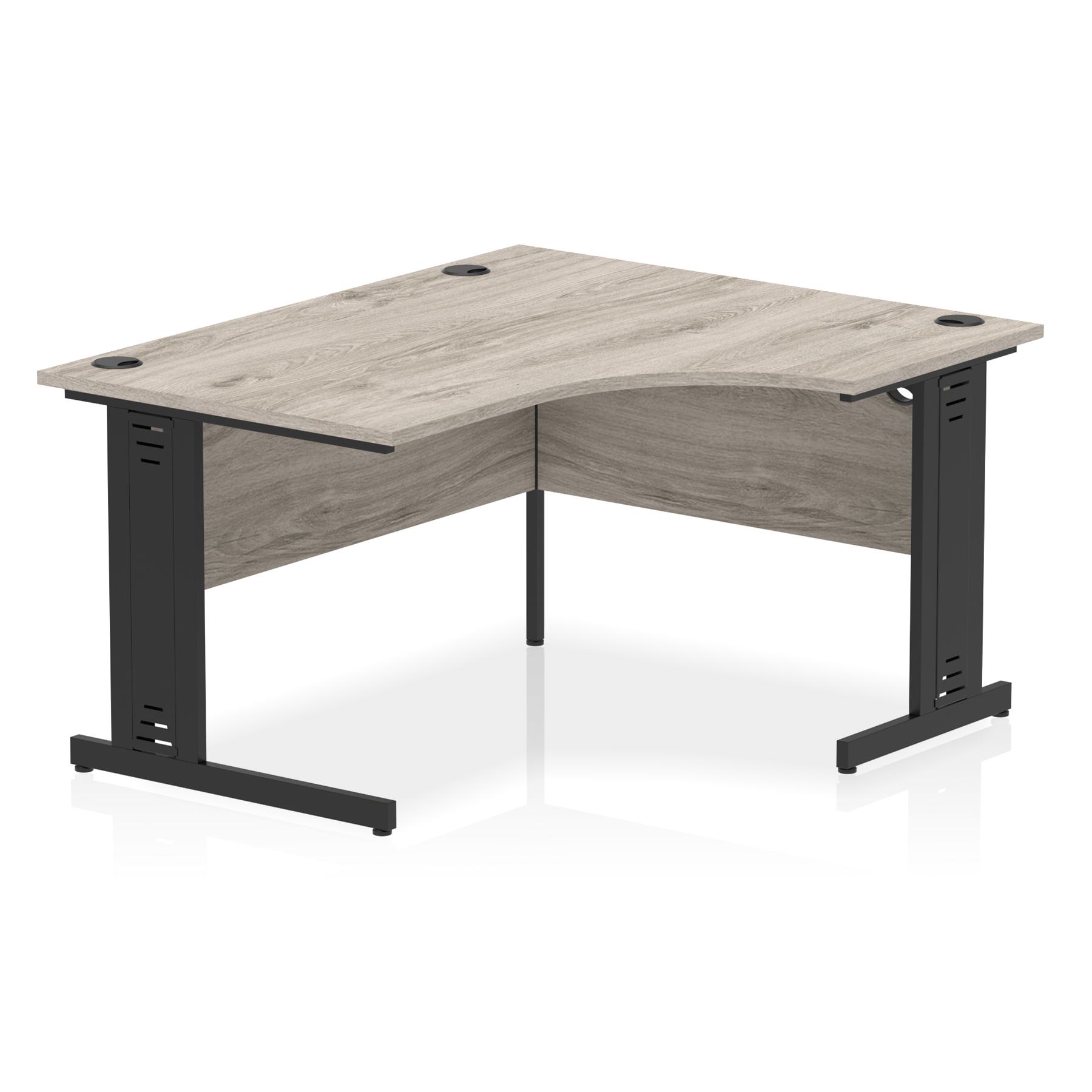 Grey Oak / Black Frame
