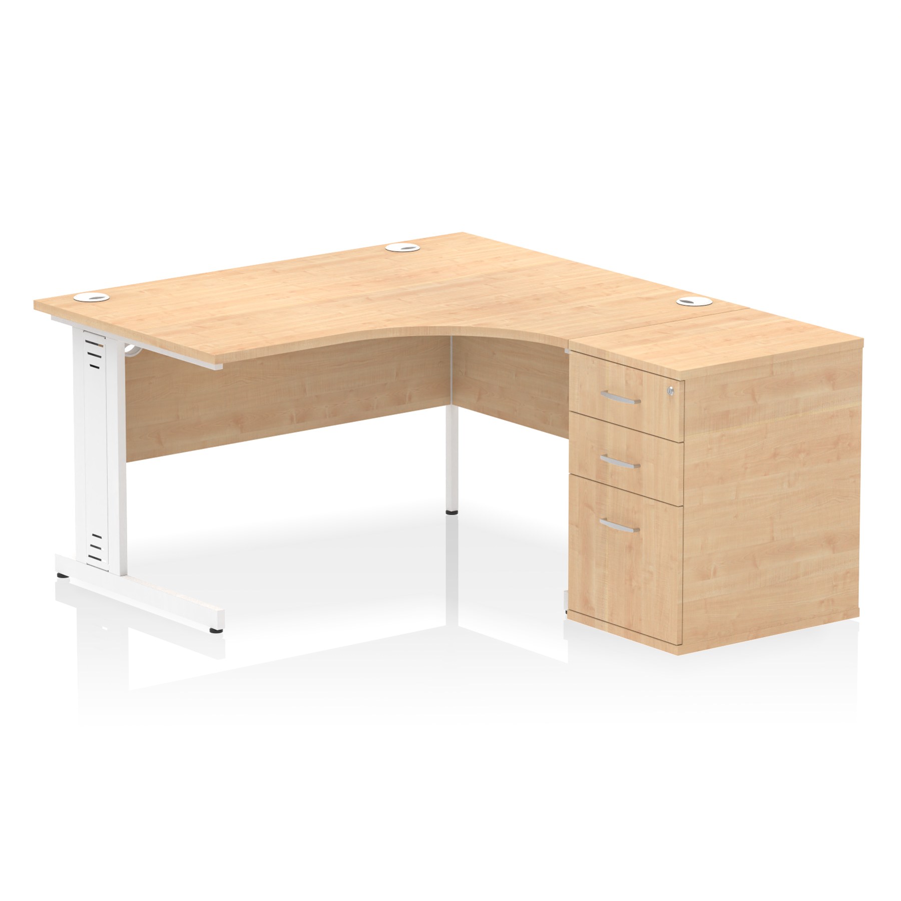 Maple / White Frame