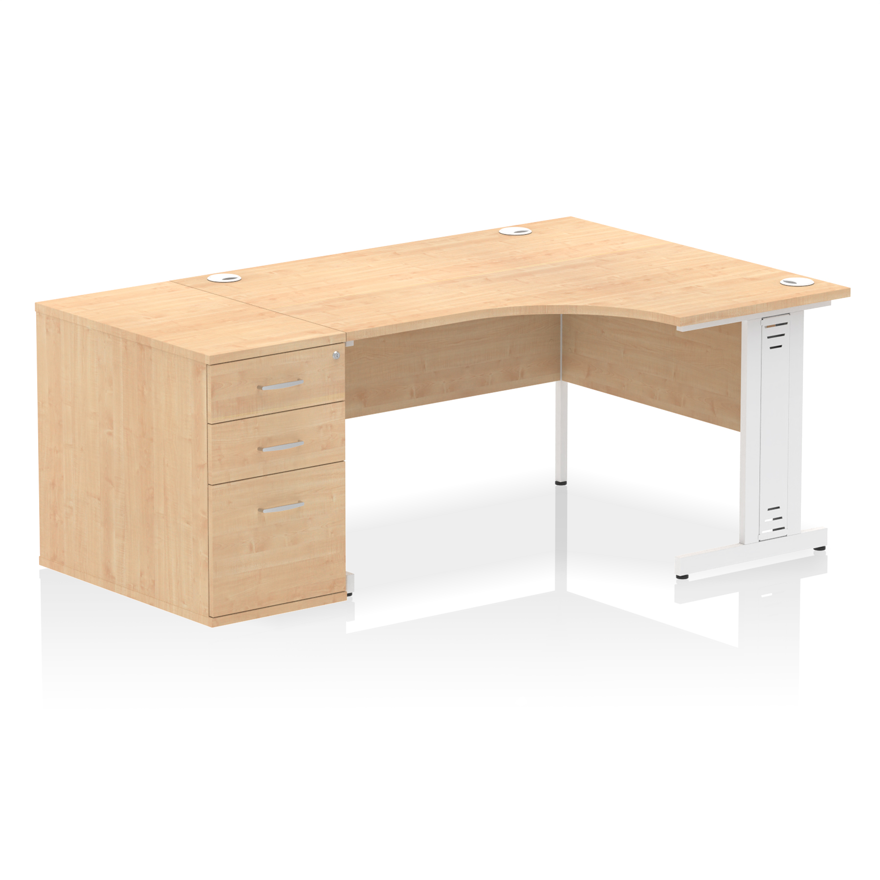 Maple / White Frame