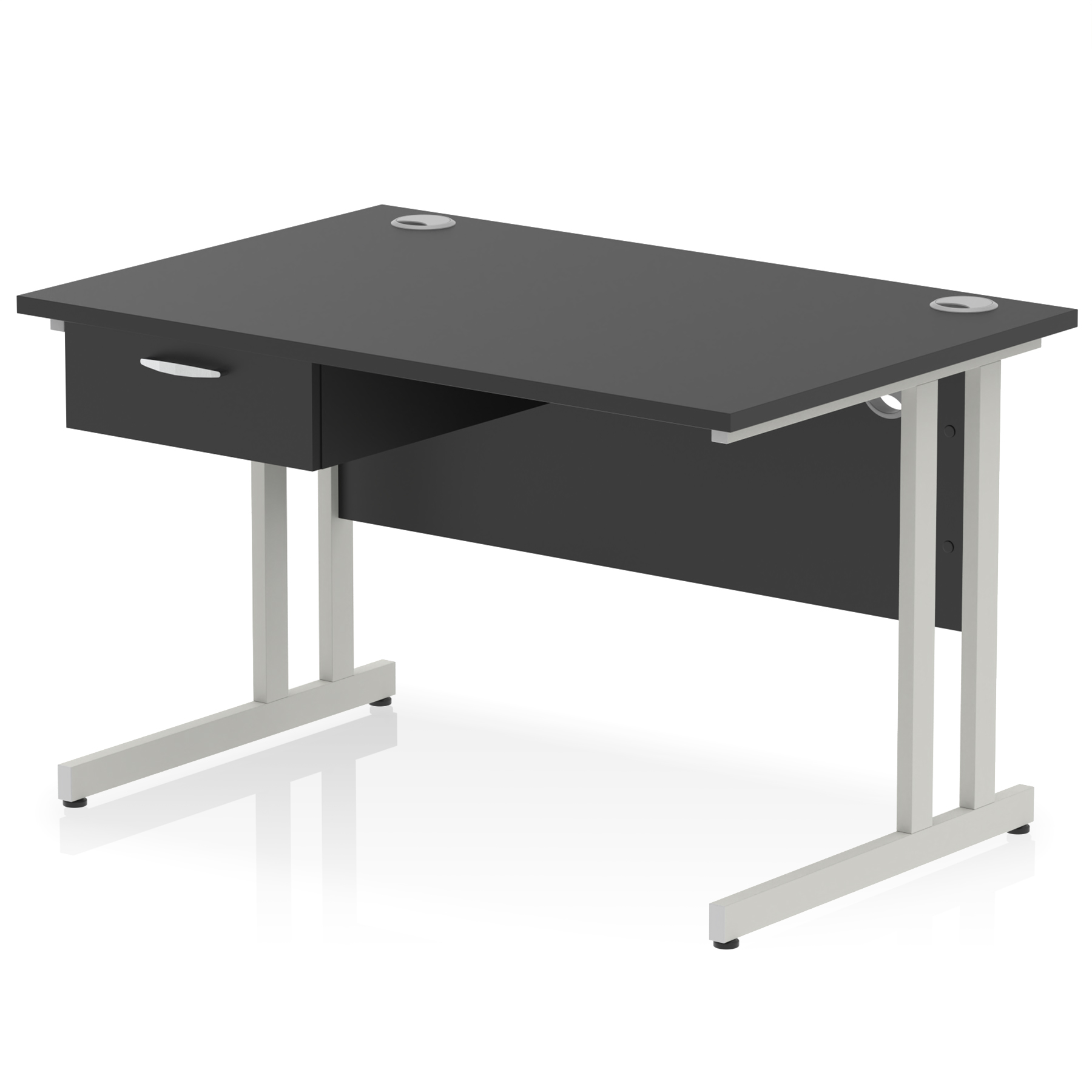 Black / Silver Frame