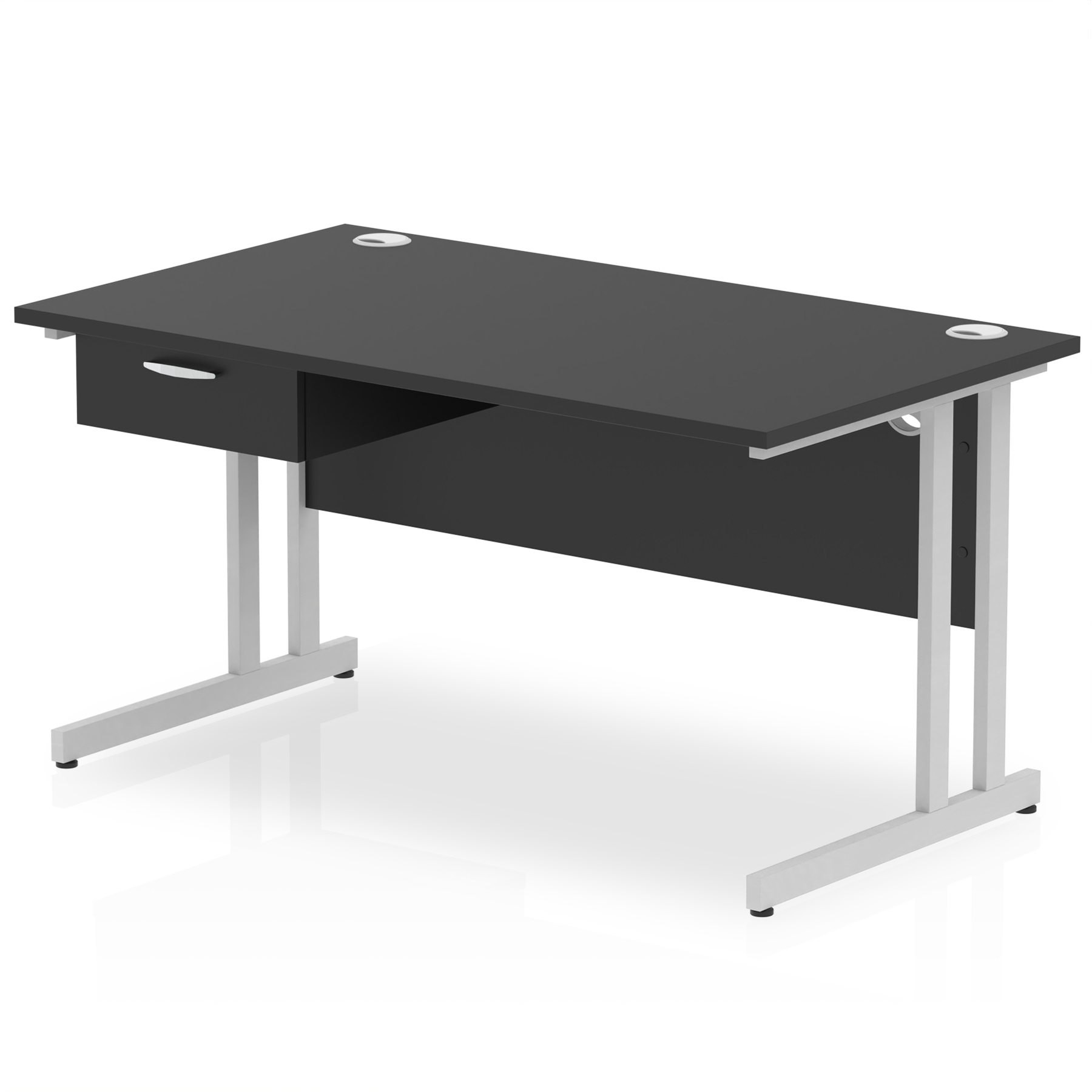 Black / Silver Frame