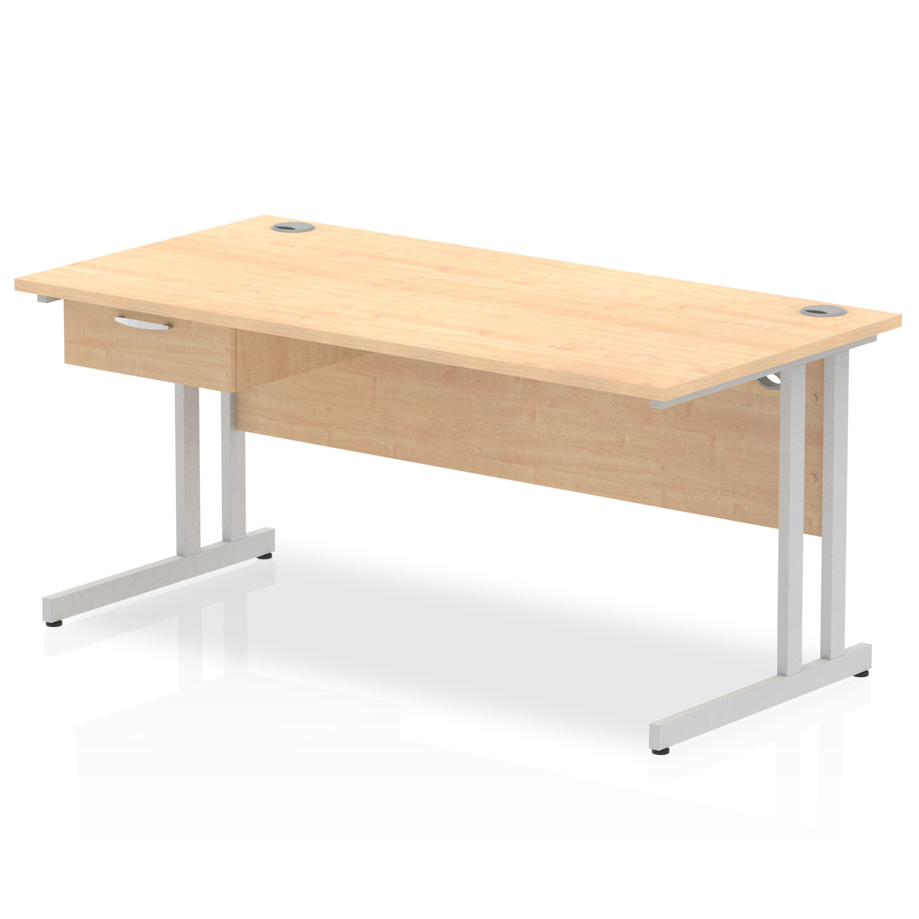Maple / Silver Frame