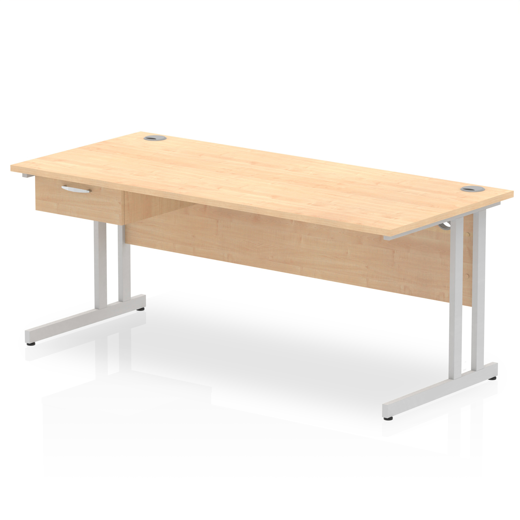 Maple / Silver Frame
