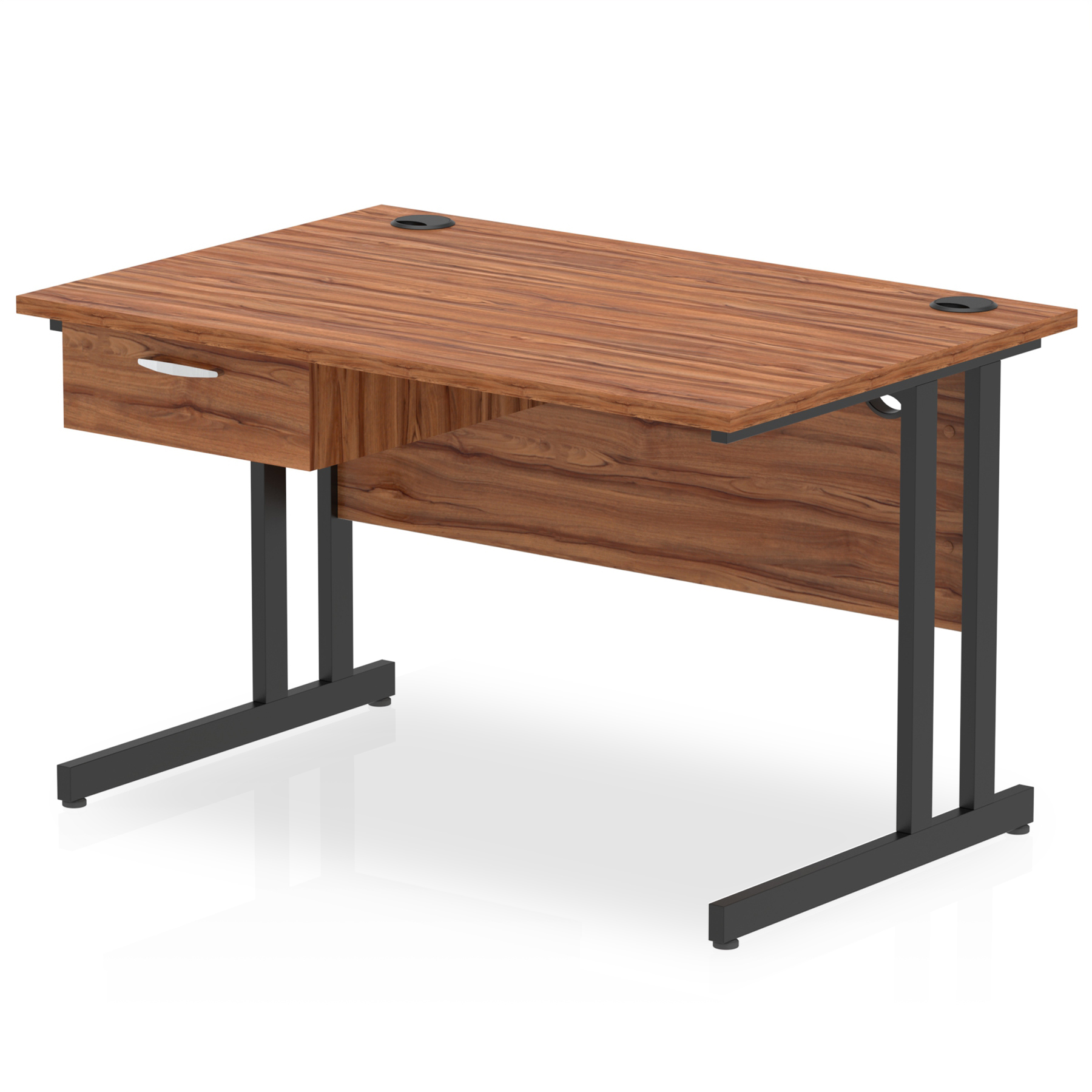 Walnut / Black Frame