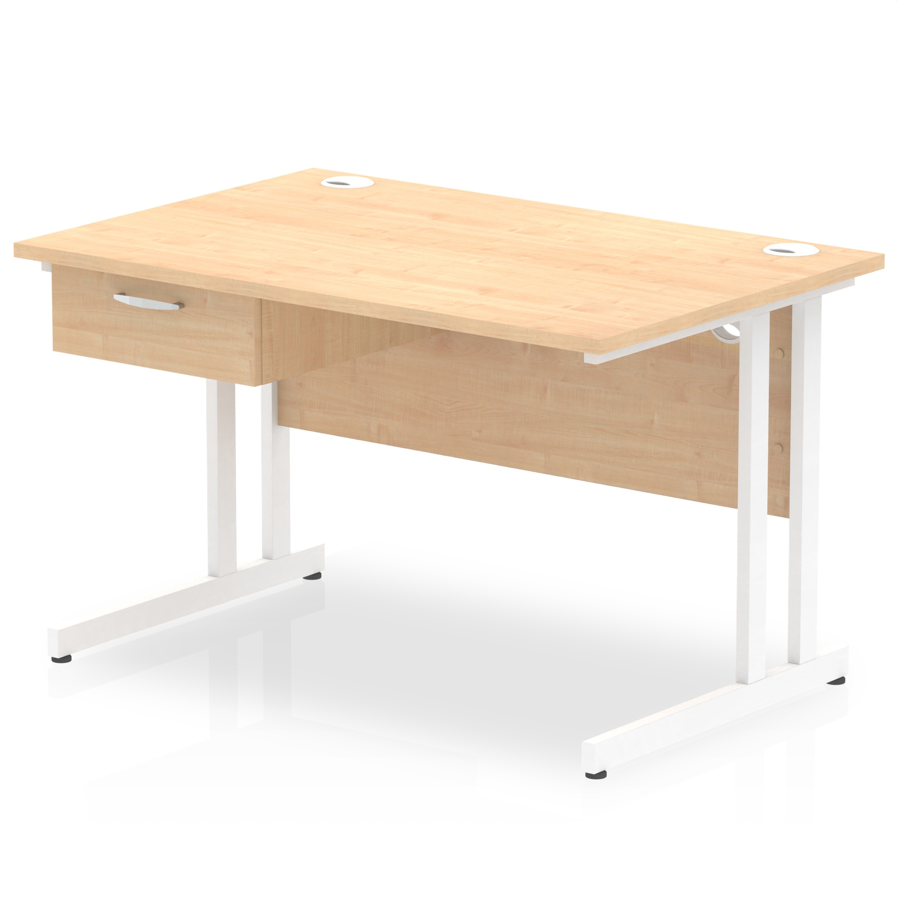 Maple / White Frame