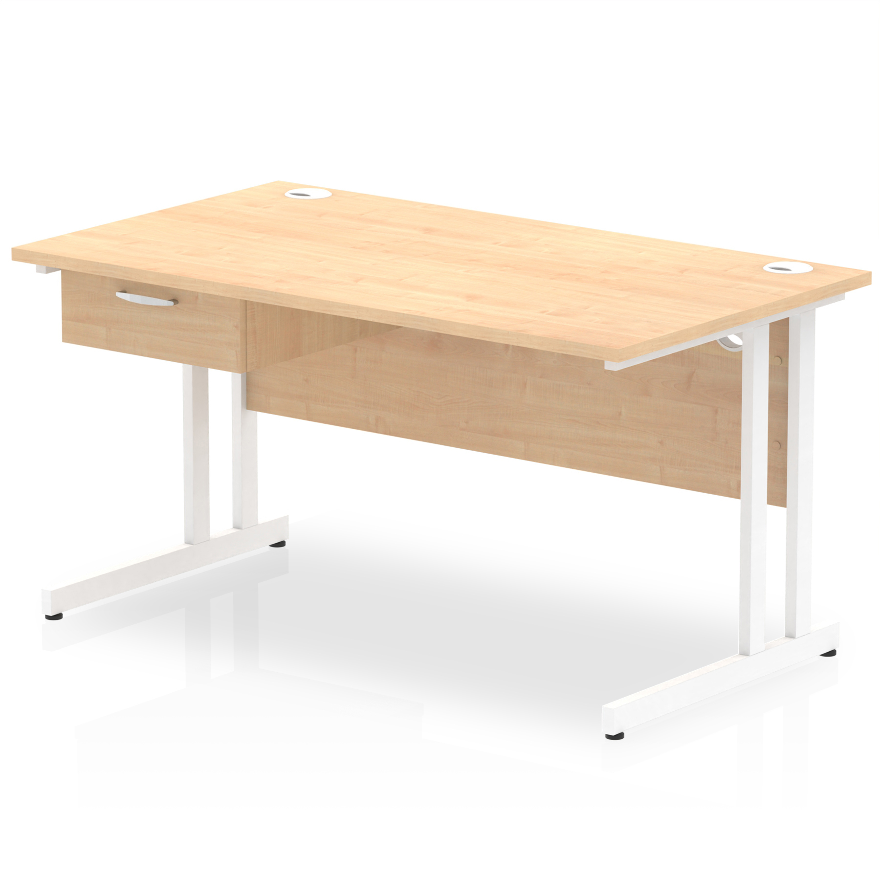 Maple / White Frame
