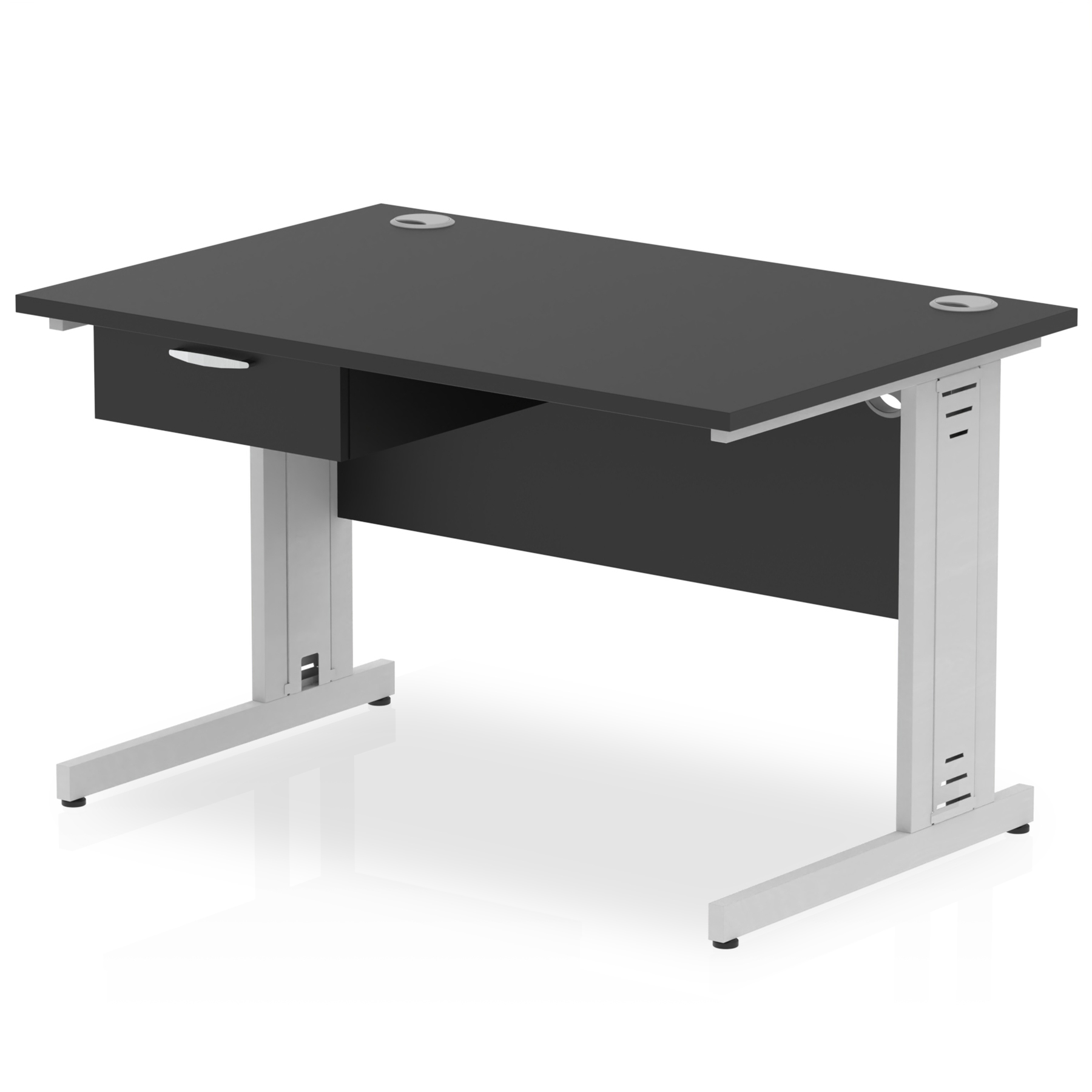 Black / Silver Frame