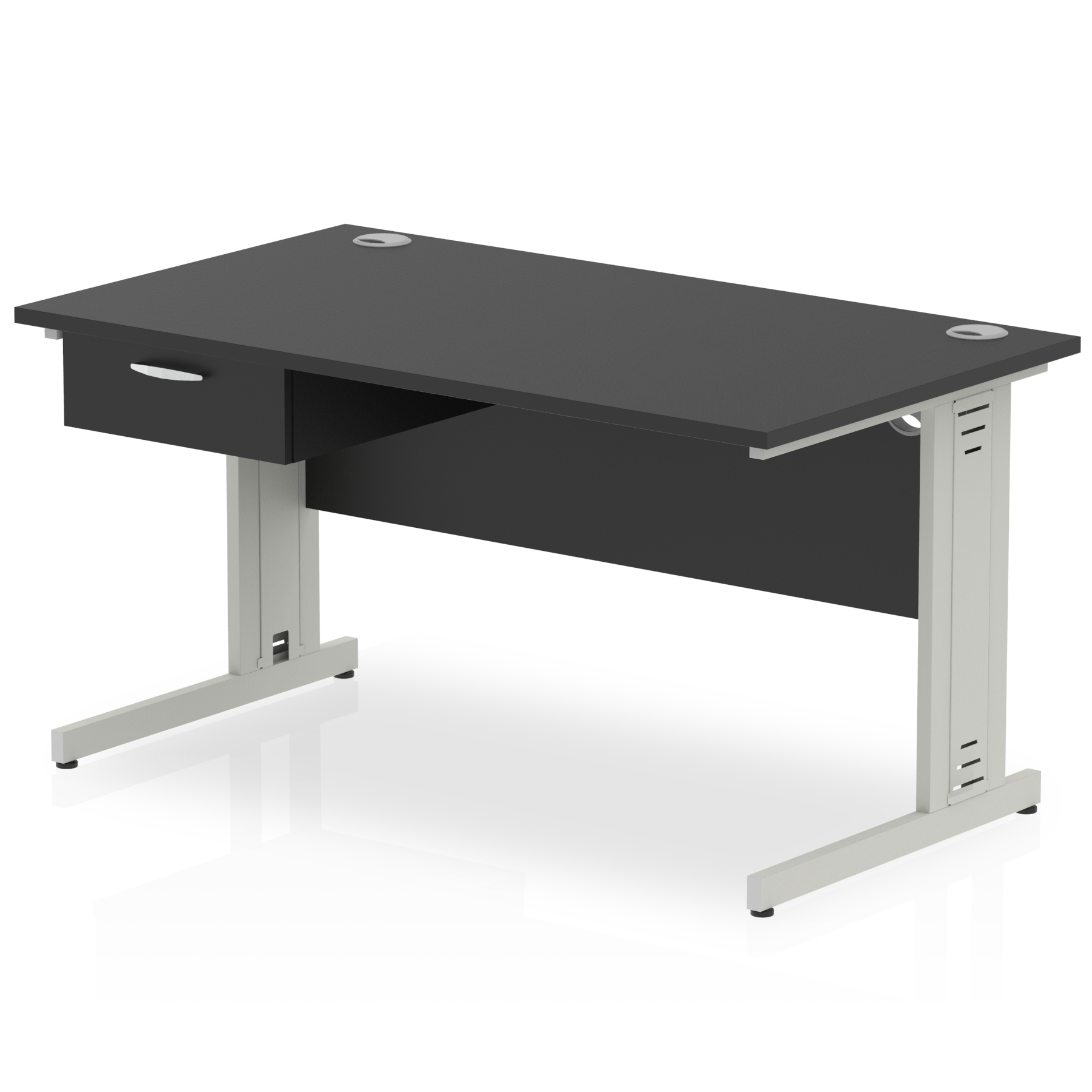 Black / Silver Frame