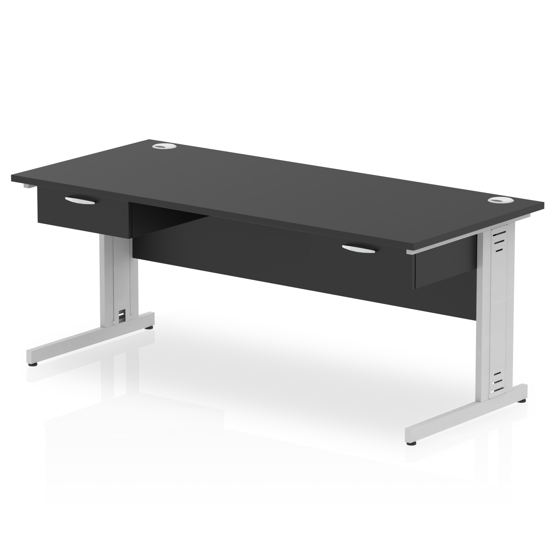 Black / Silver Frame