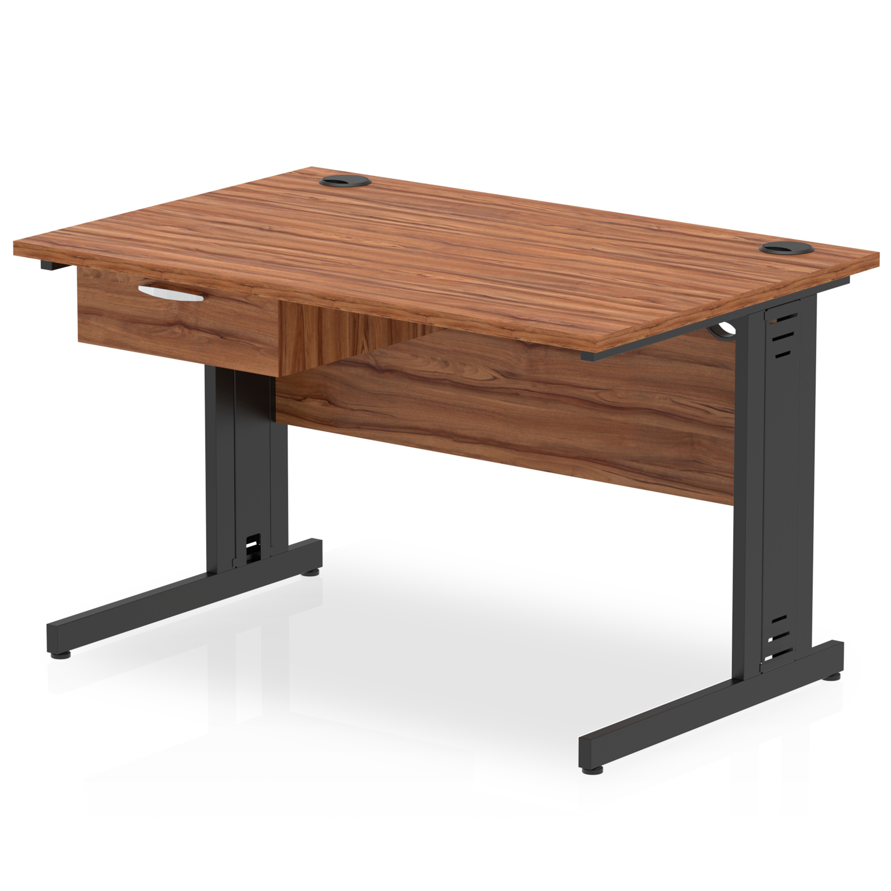 Walnut / Black Frame