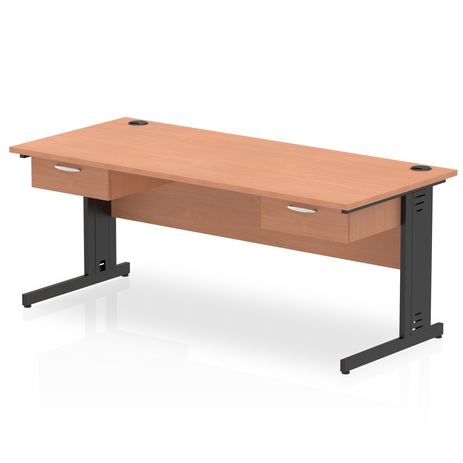 Beech / Black Frame