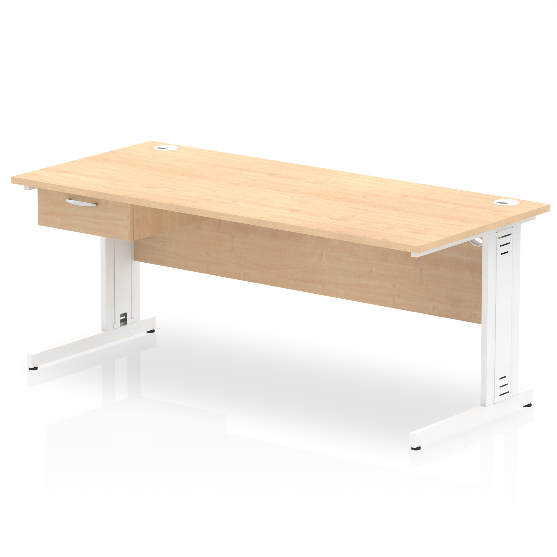 Maple / White Frame
