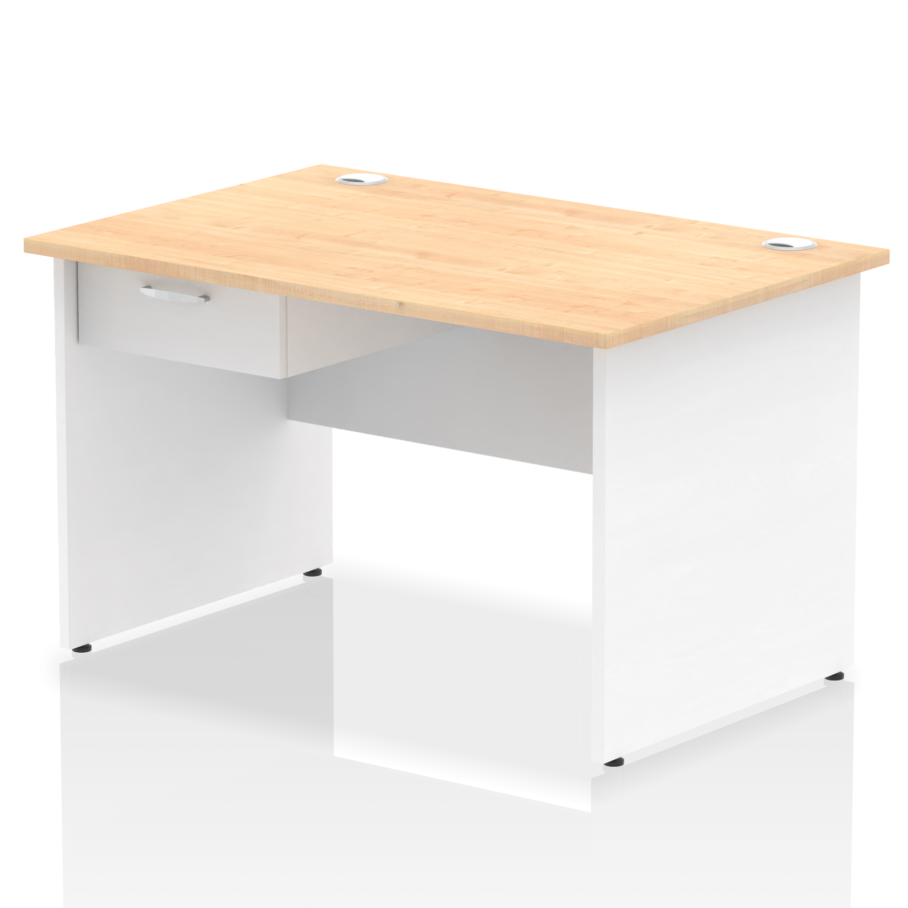 Maple & White / White Panel Frame