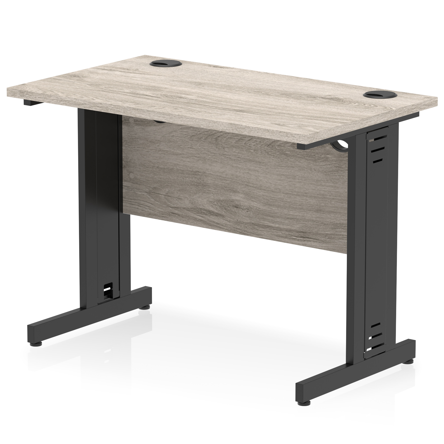 Grey Oak / Black Frame