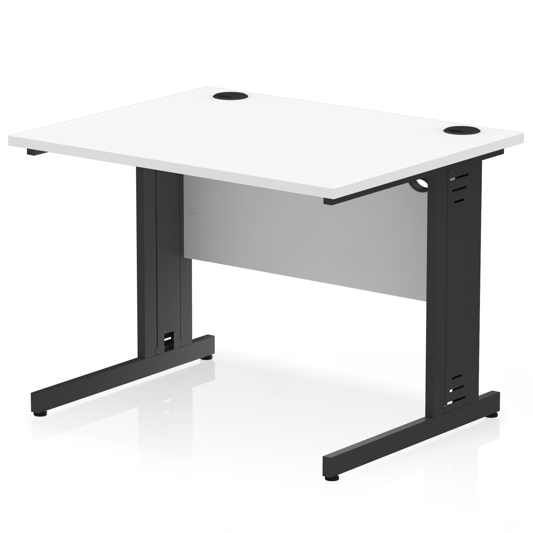 White / Black Frame