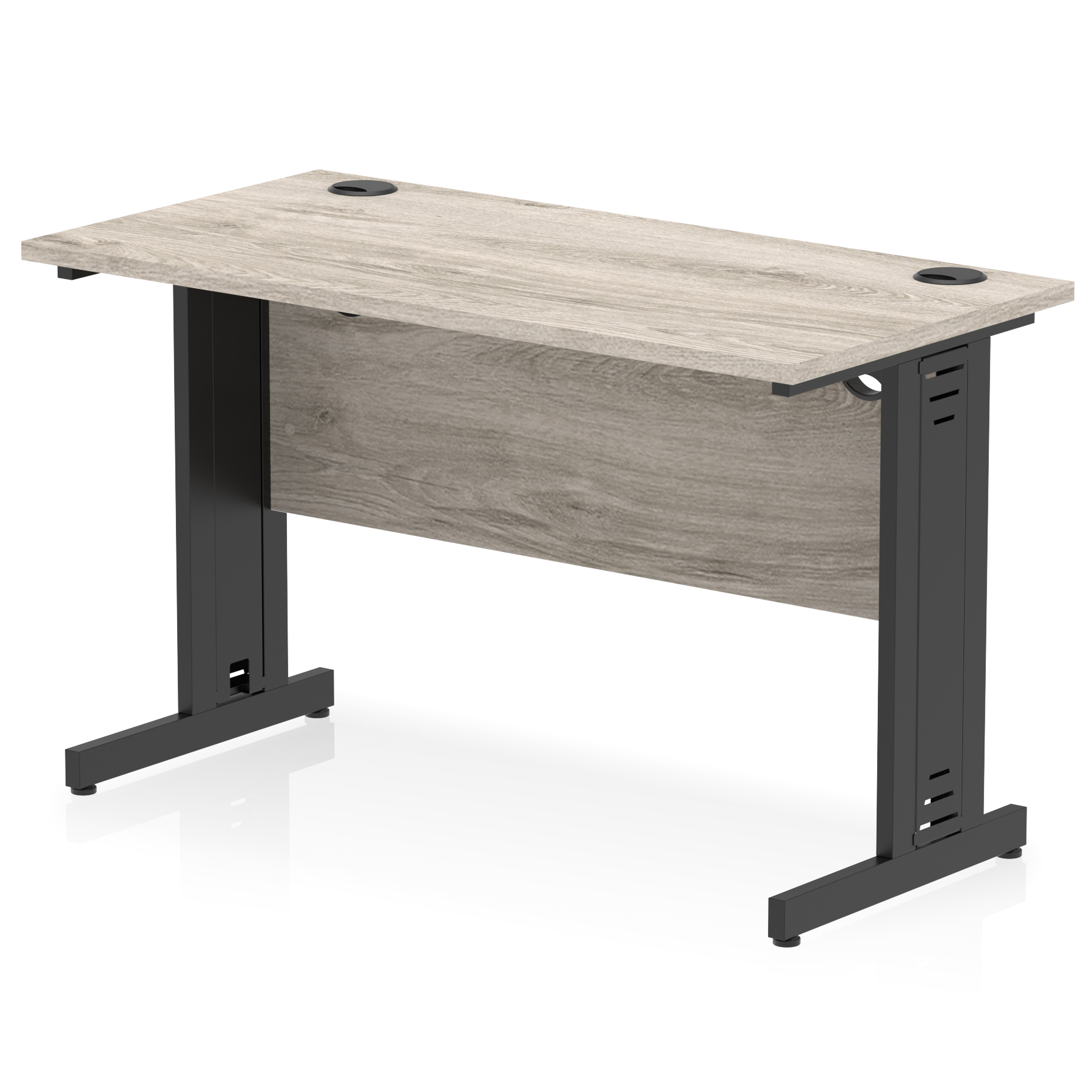 Grey Oak / Black Frame