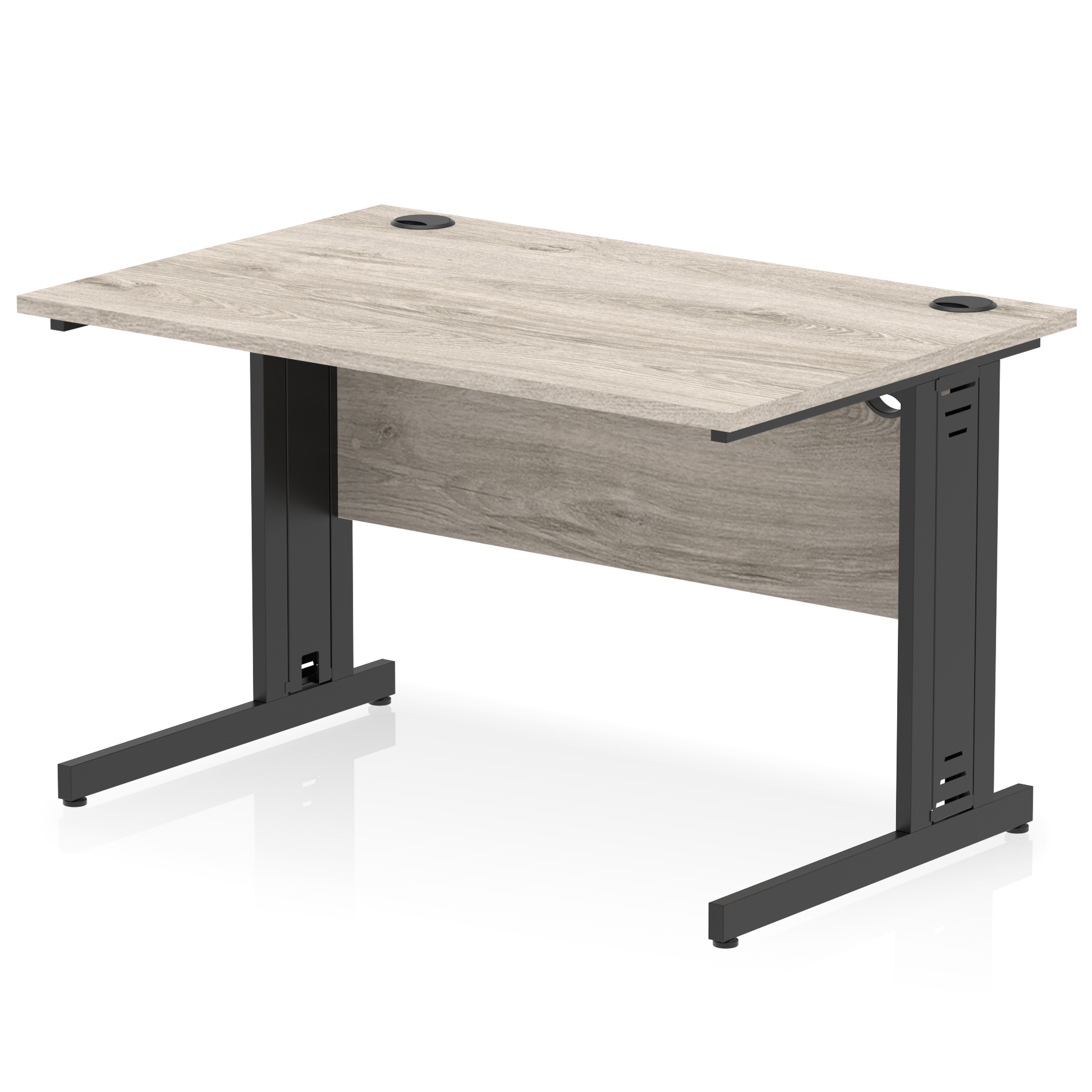 Grey Oak / Black Frame