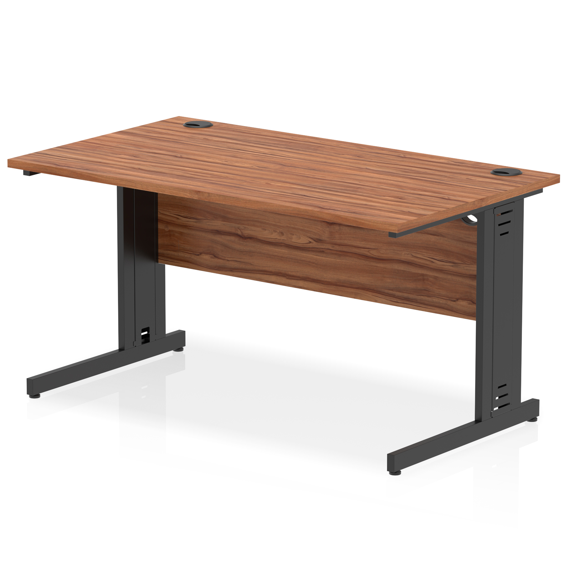 Walnut / Black Frame
