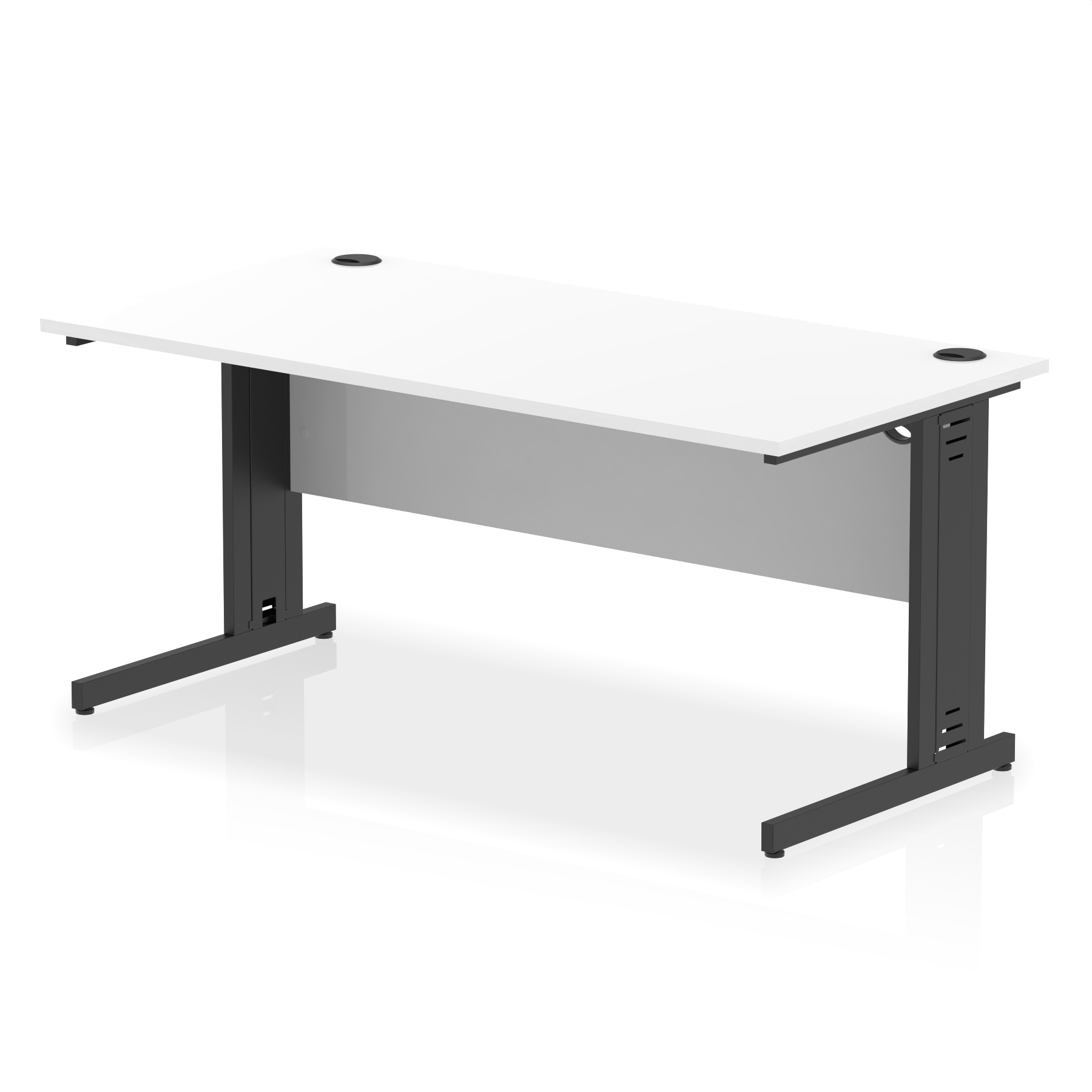 White / Black Frame