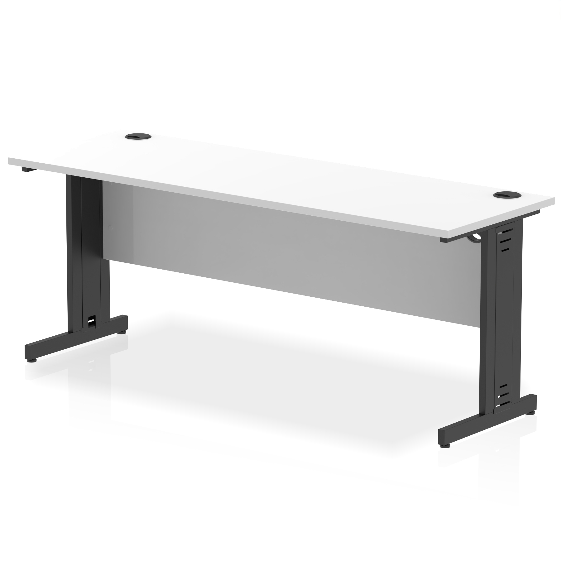 White / Black Frame