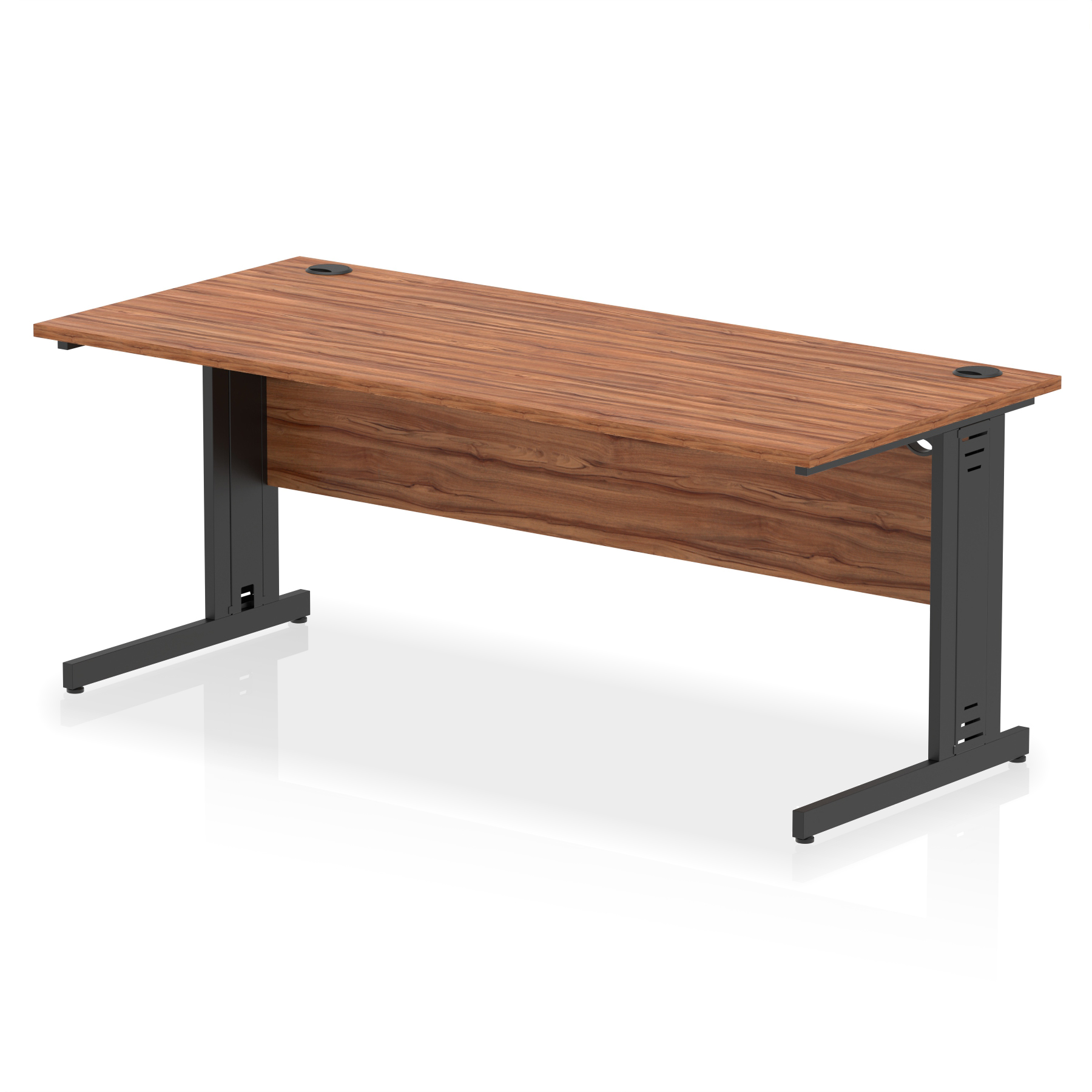 Walnut / Black Frame