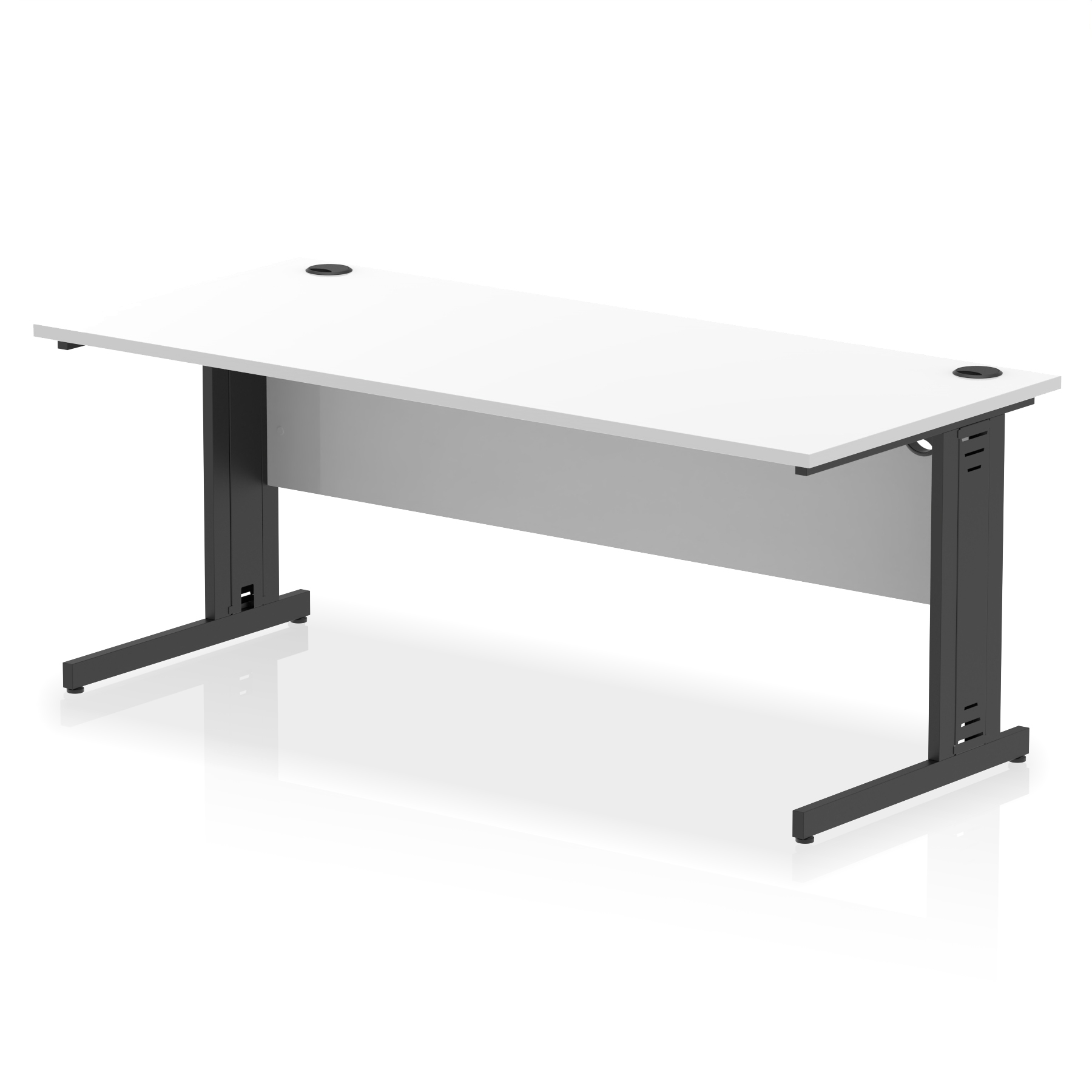 White / Black Frame
