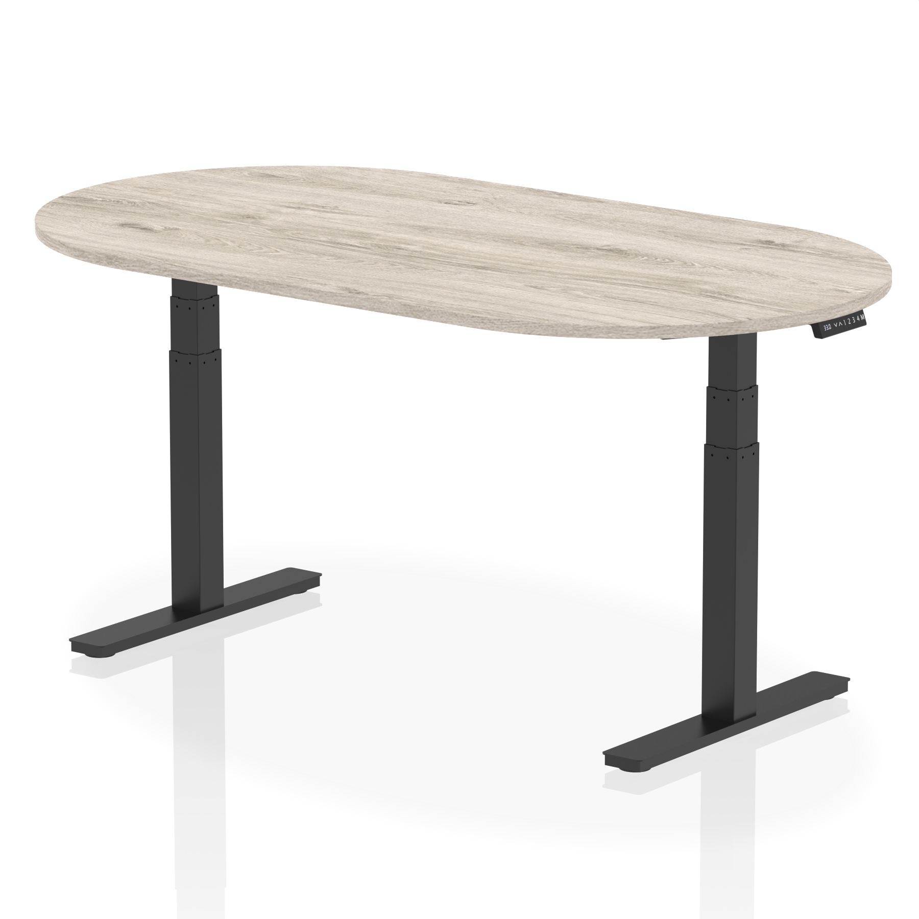 Grey Oak / Black Frame