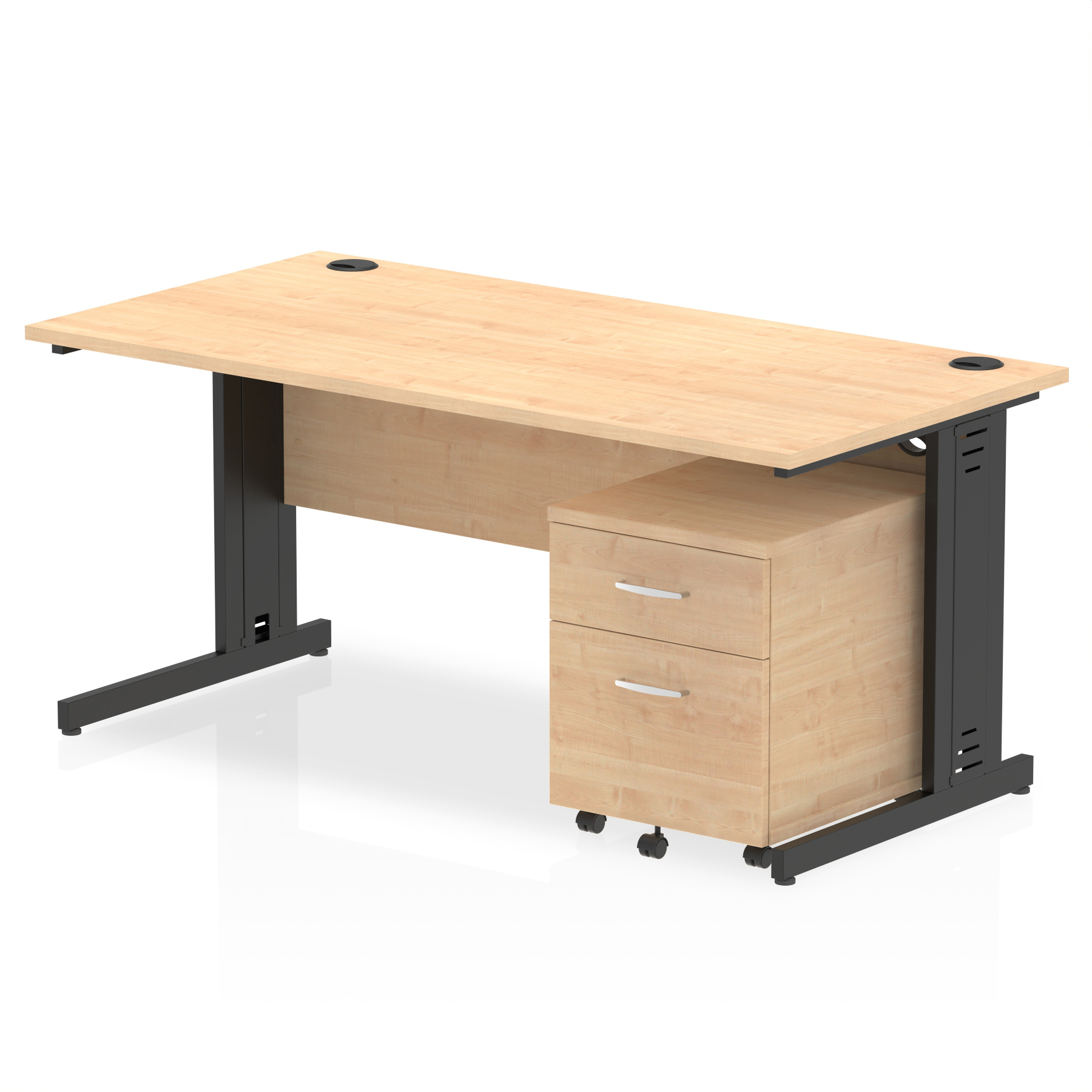 Maple / Black Frame