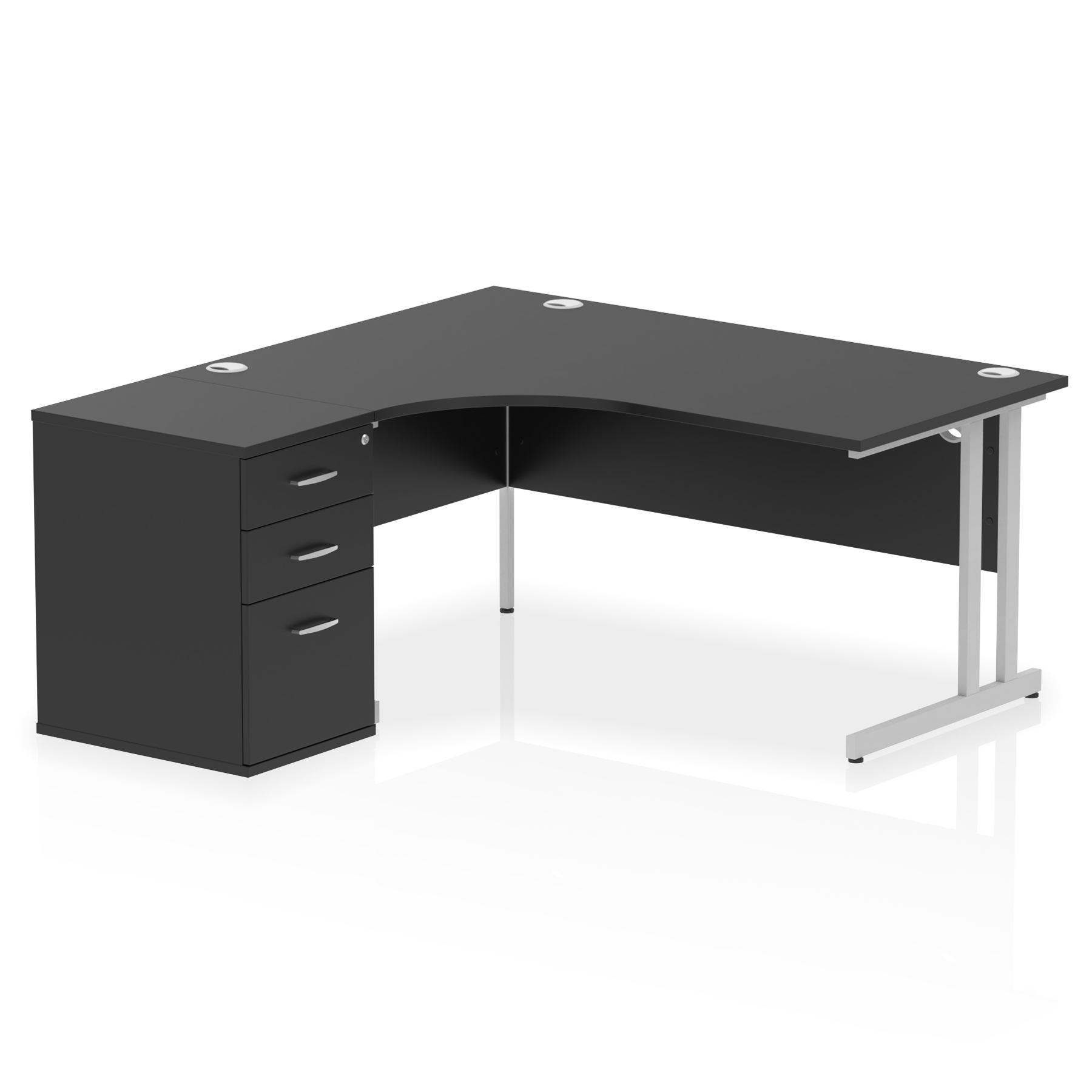 Black / Silver Frame
